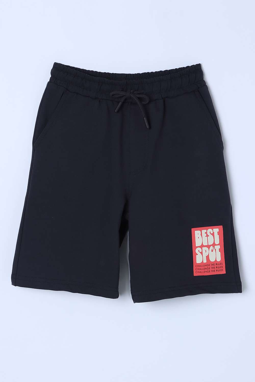 Graphic-Print-Blended-Fabric-Regular-Fit-Boys-Shorts