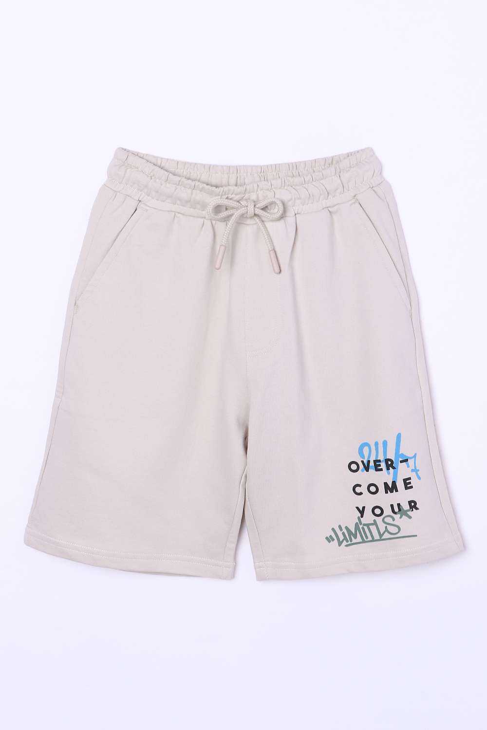 Graphic-Print-Blended-Fabric-Regular-Fit-Boys-Shorts