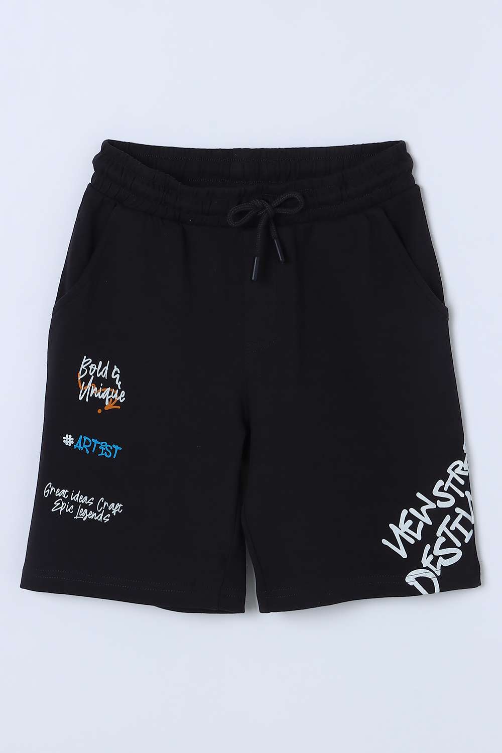 Graphic-Print-Cotton-Regular-Fit-Boys-Shorts