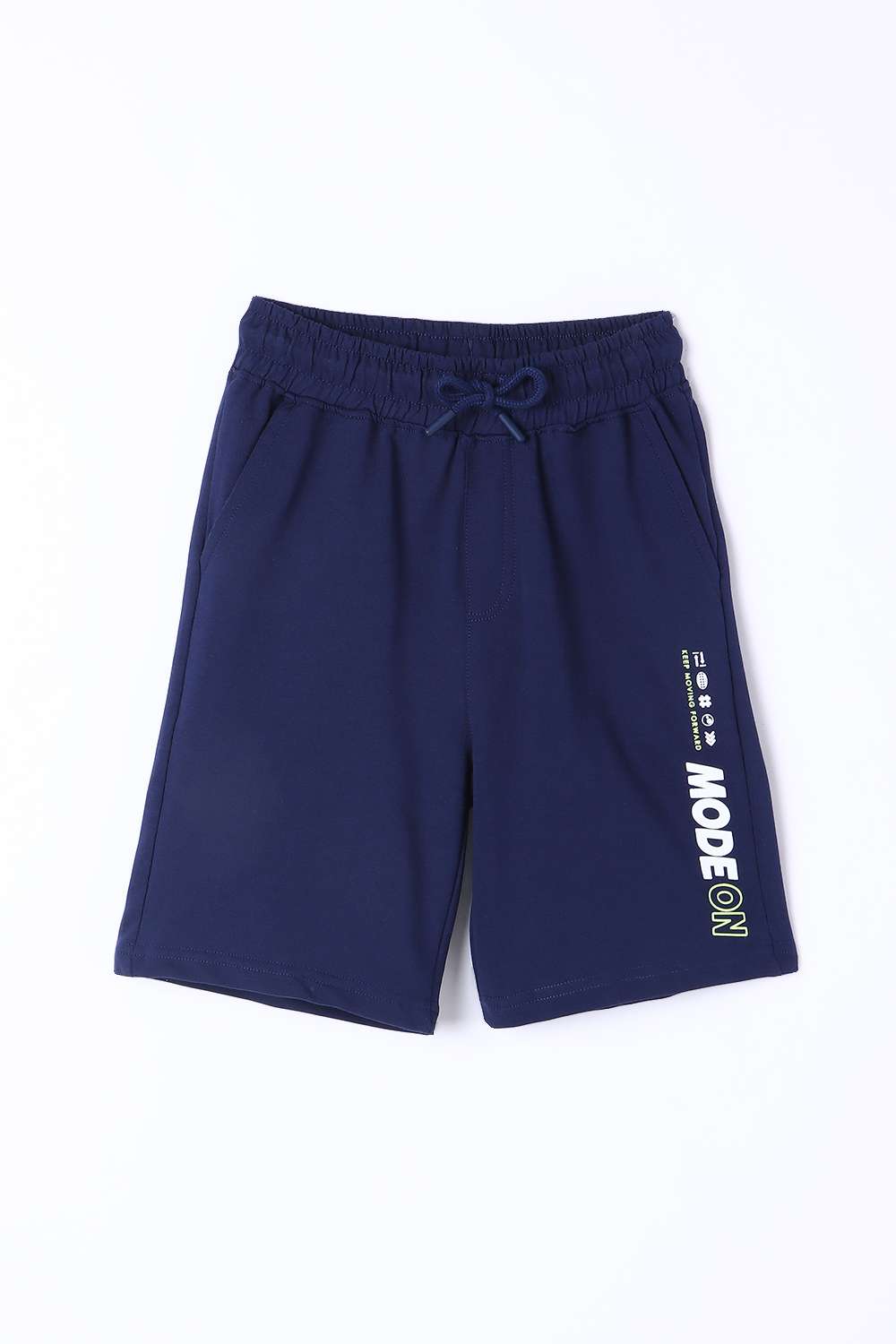 Typographic-Blended-Fabric-Regular-Fit-Boys-Shorts
