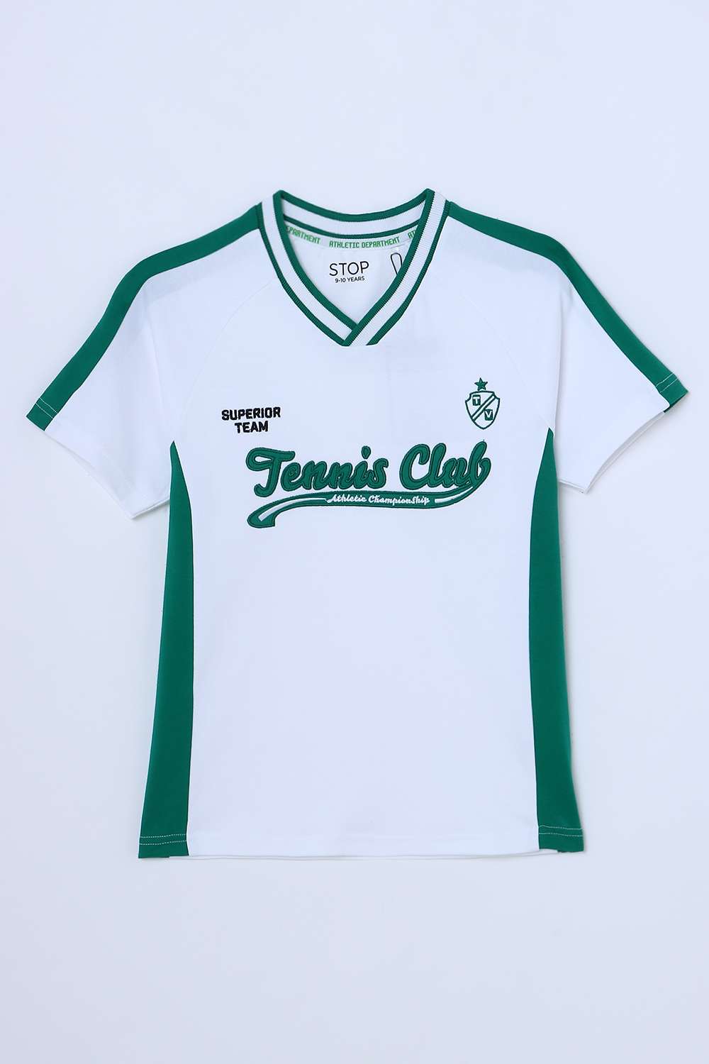 Embroidered-Cotton-V-Neck-Boys-T-Shirt