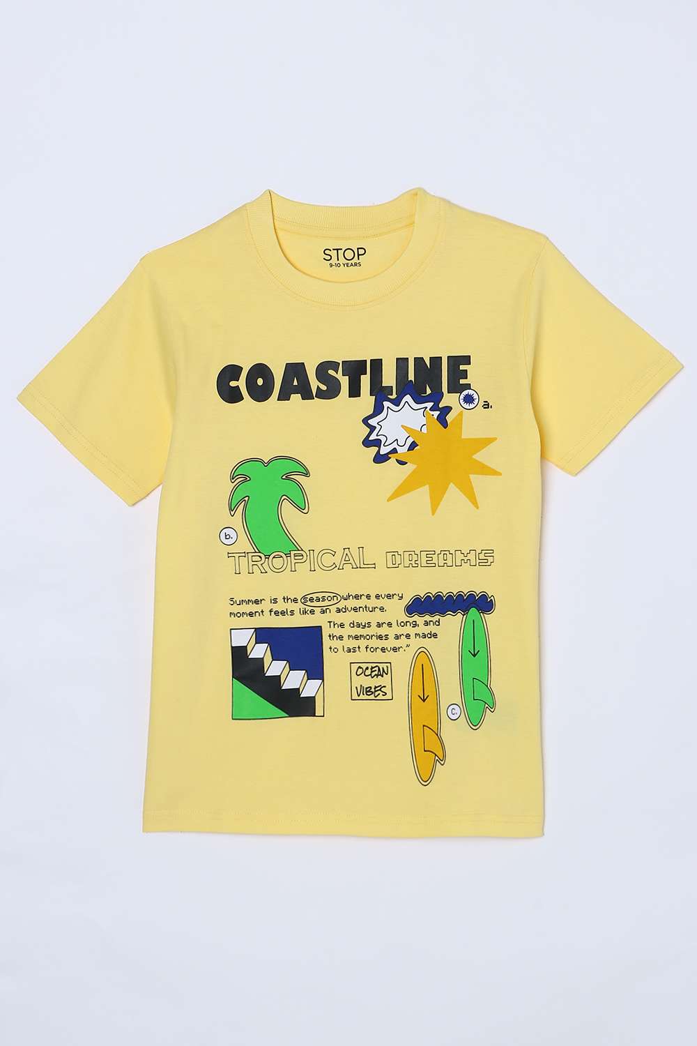 Graphic-Print-Cotton-Round-Neck-Boys-T-Shirt