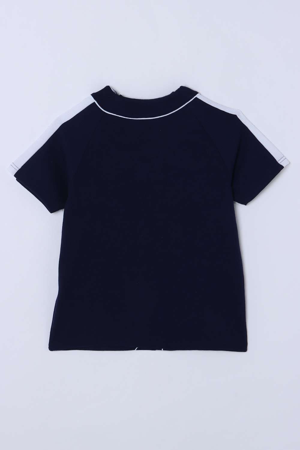 Solid-Cotton-V-Neck-Boys-T-Shirt