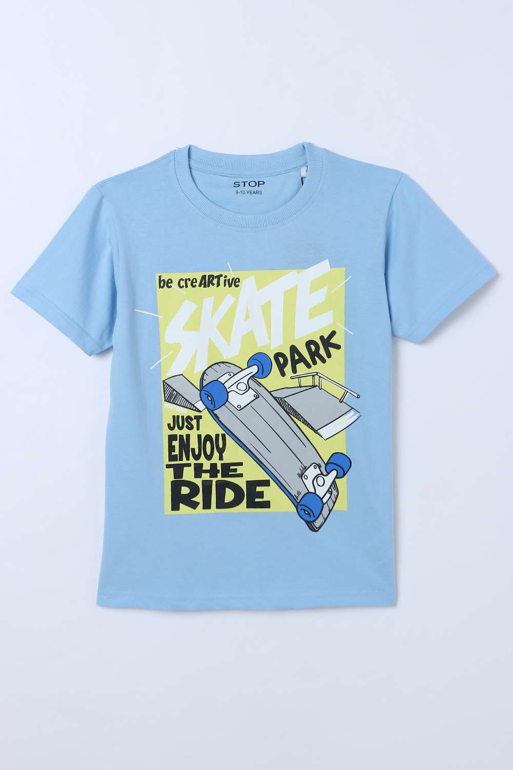 Graphic-Print-Cotton-Round-Neck-Boys-T-Shirt