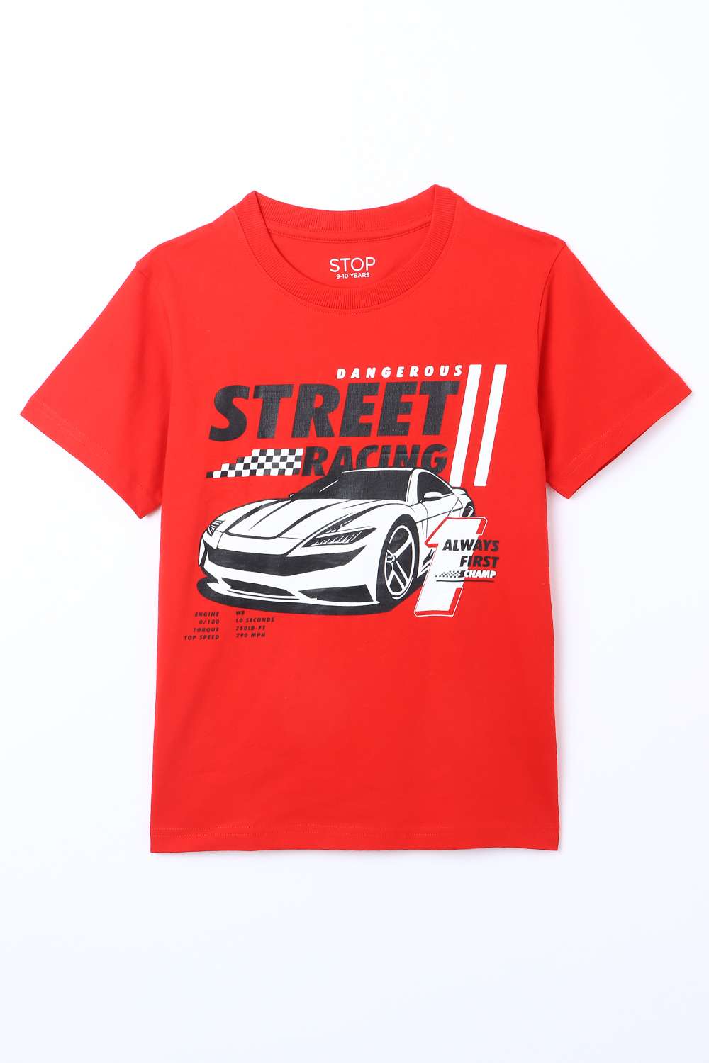 Graphic-Print-Cotton-Round-Neck-Boys-T-Shirt