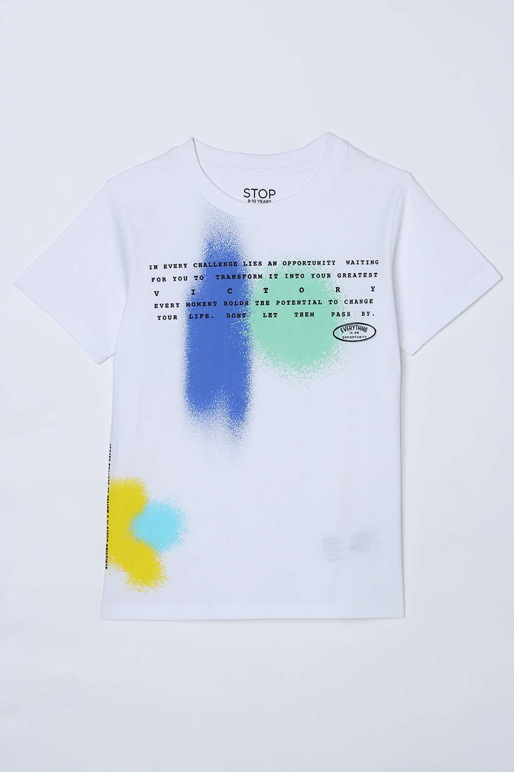 Typographic-Cotton-Round-Neck-Boys-T-Shirt