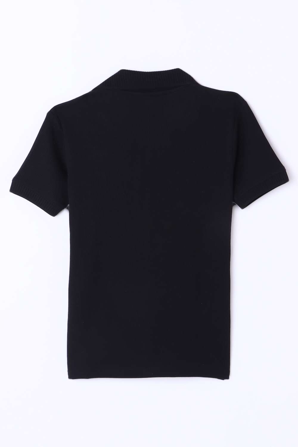 Solid-Cotton-Collared-Boys-T-Shirt