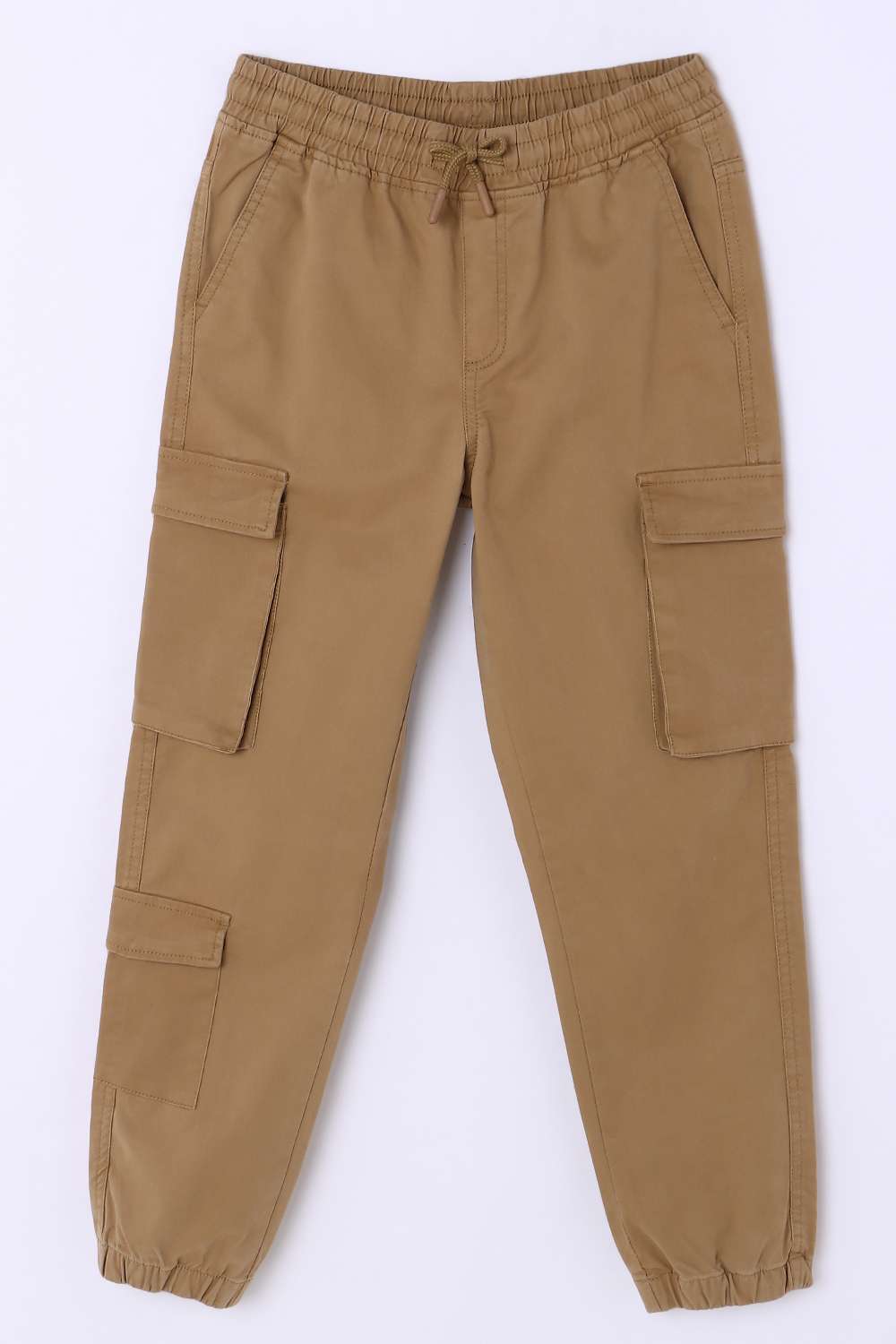 Solid-Blended-Fabric-Regular-Fit-Boys-Trousers