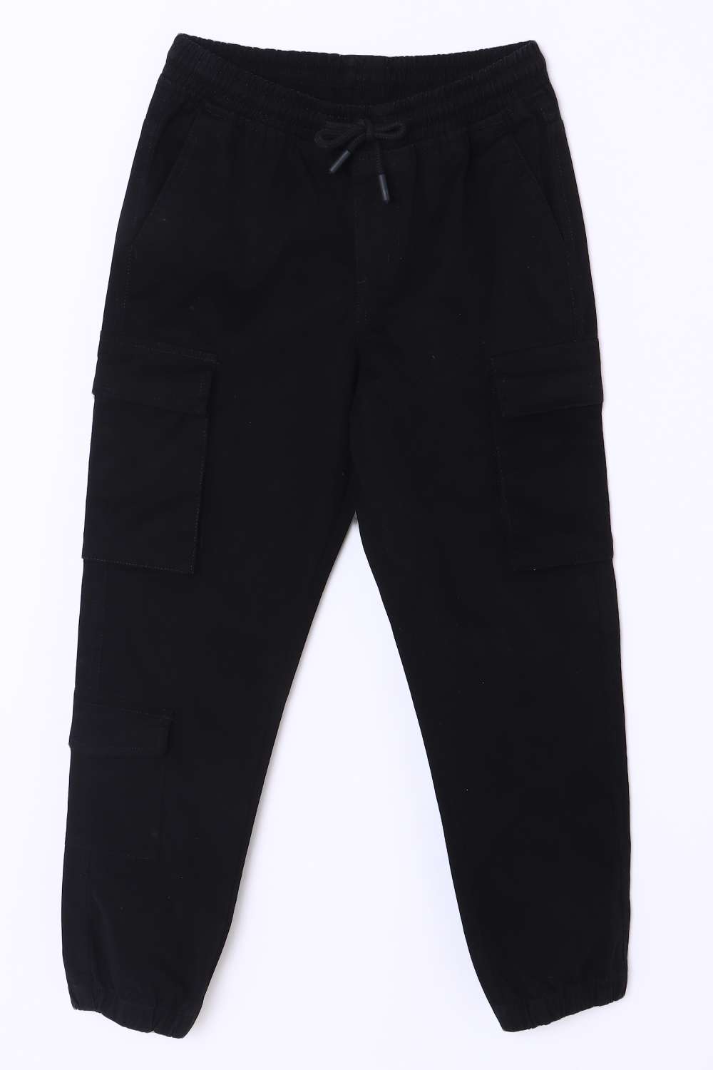 Solid-Blended-Fabric-Regular-Fit-Boys-Trousers