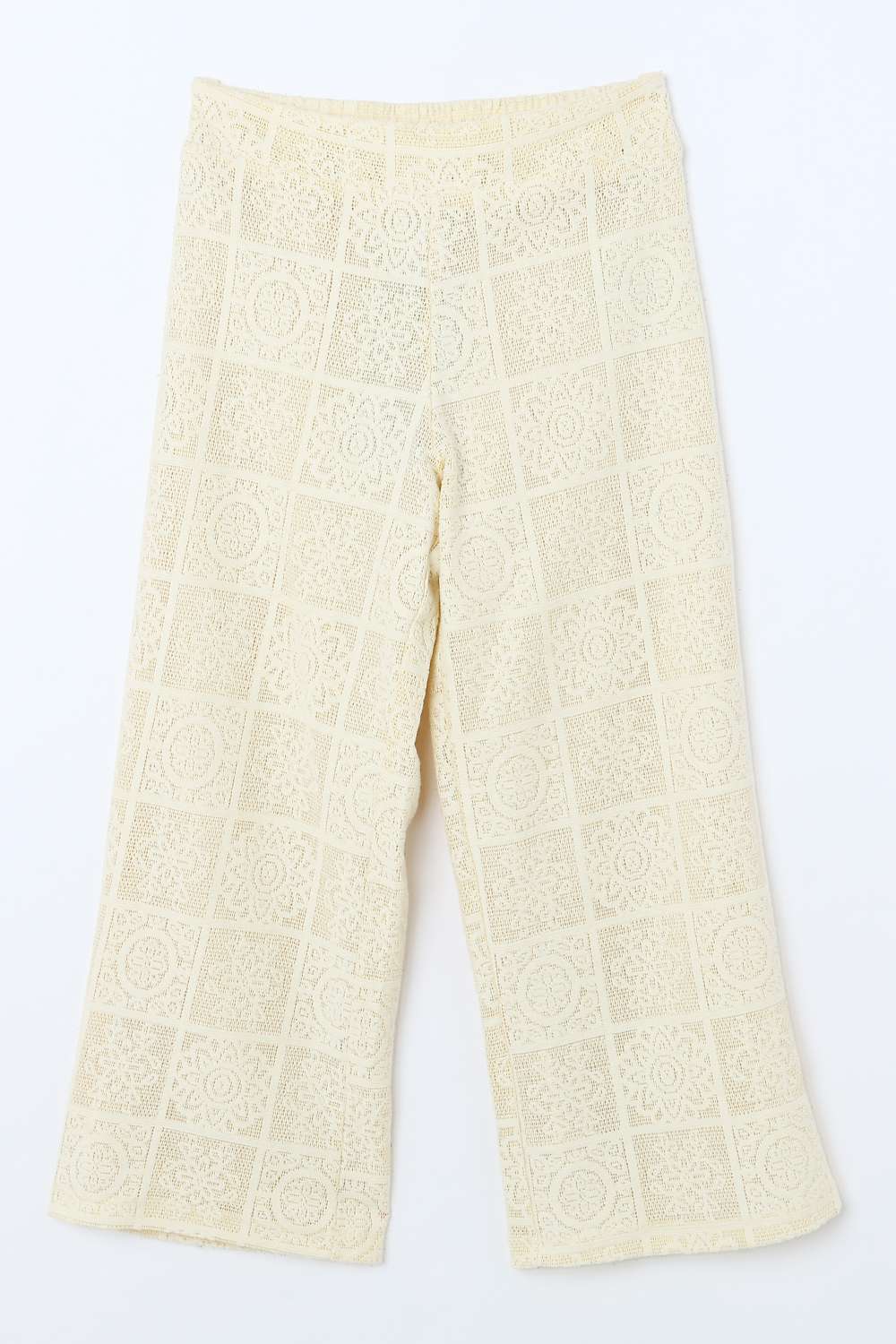 Solid-Blended-Fabric-Regular-Fit-Girls-Pants