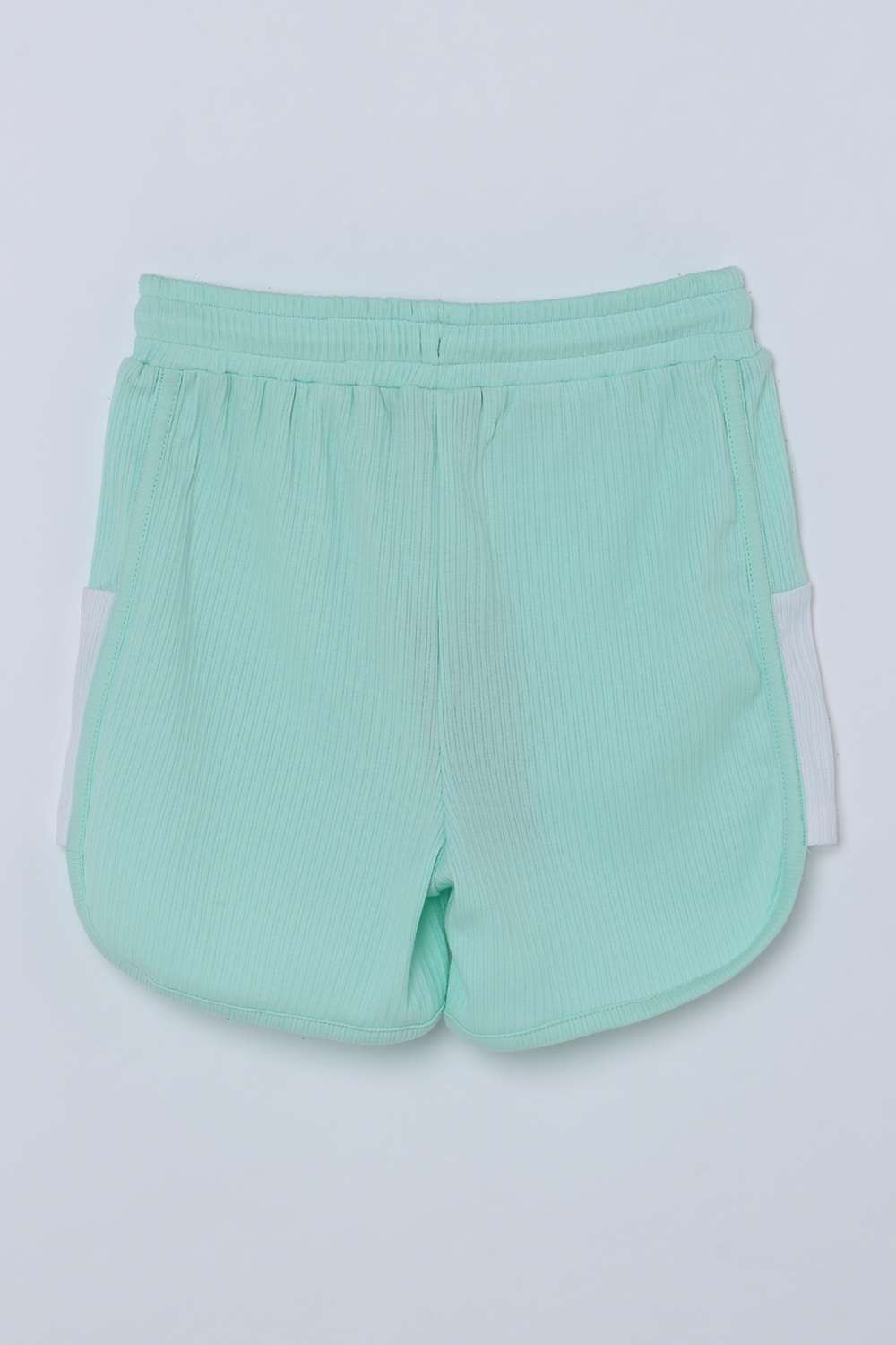 Typographic-Blended-Fabric-Regular-Fit-Girls-Shorts