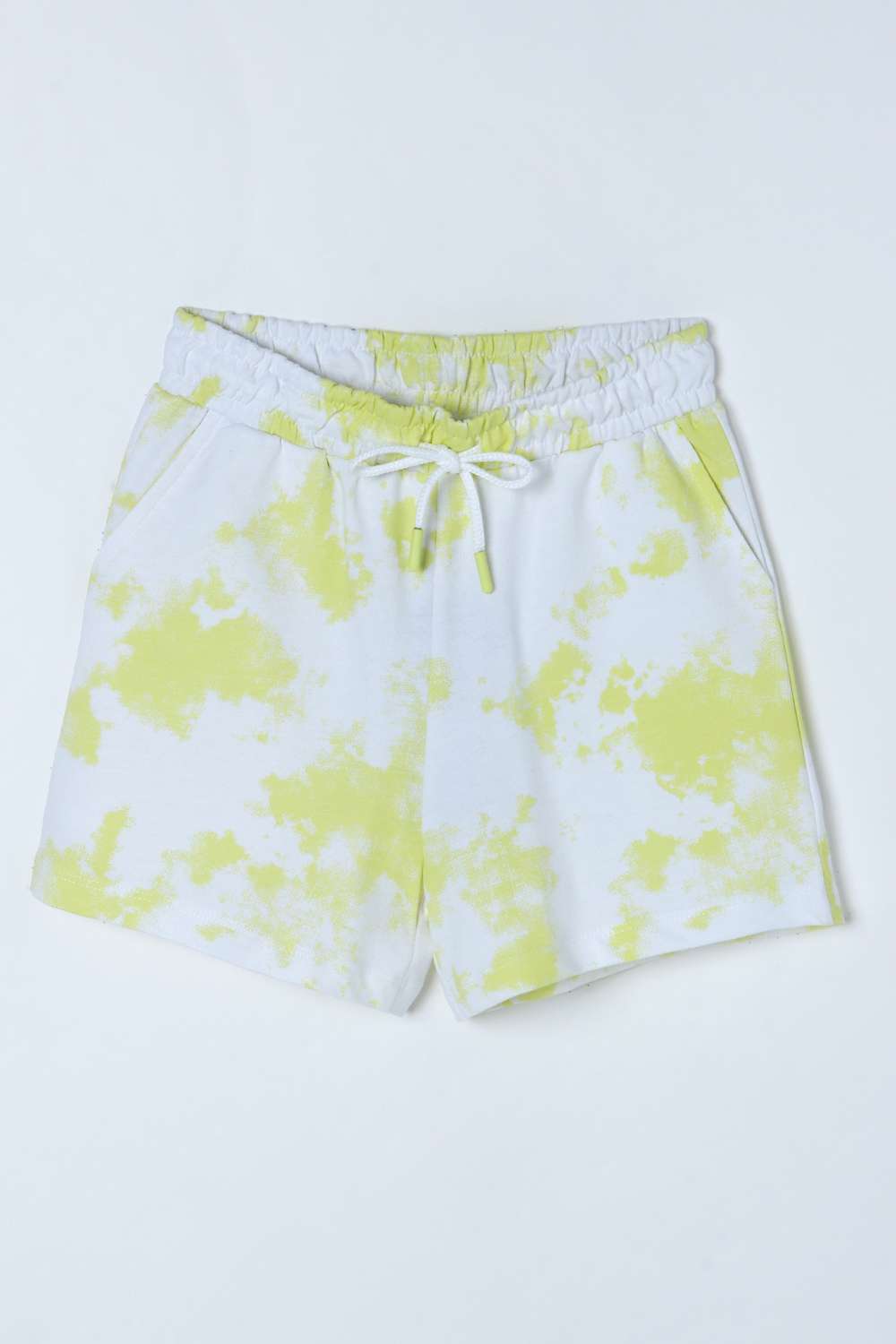Tie-&-Dye-Cotton-Regular-Fit-Girls-Shorts