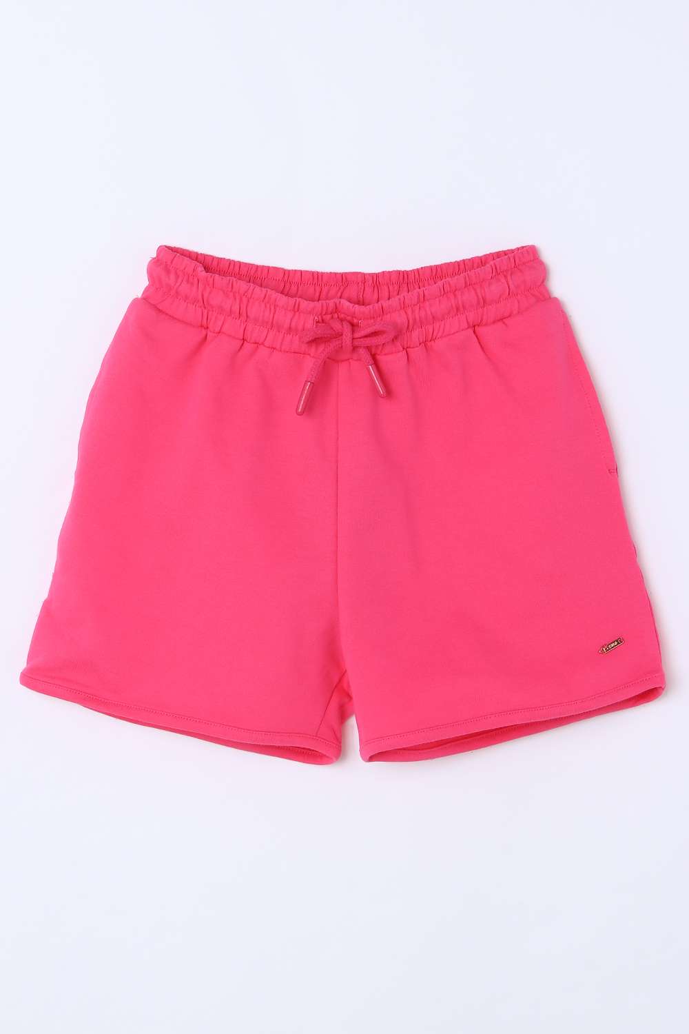 Solid-Blended-Fabric-Regular-Fit-Girls-Shorts