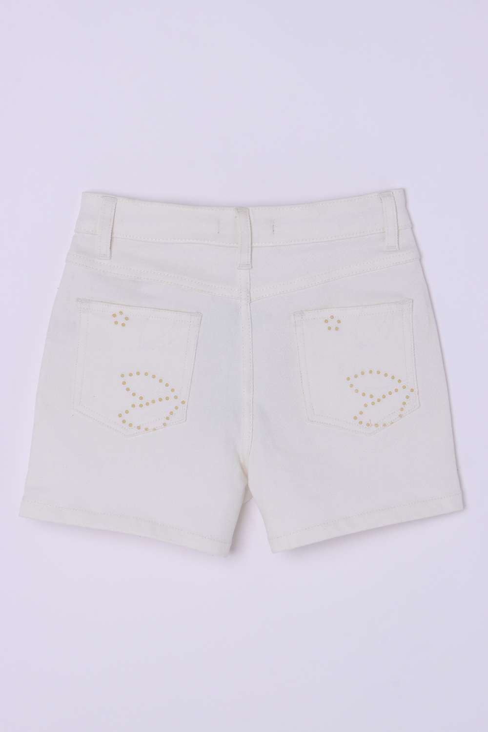 Solid-Cotton-Regular-Fit-Girls-Shorts