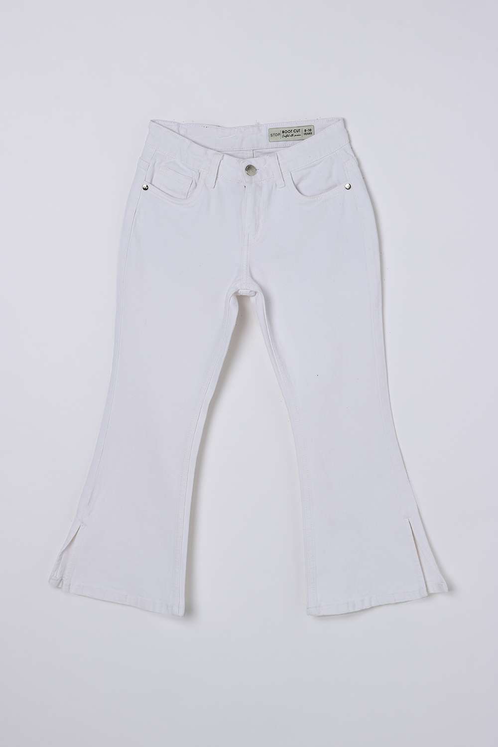 Solid-Blended-Fabric-Regular-Fit-Girls-Jeans