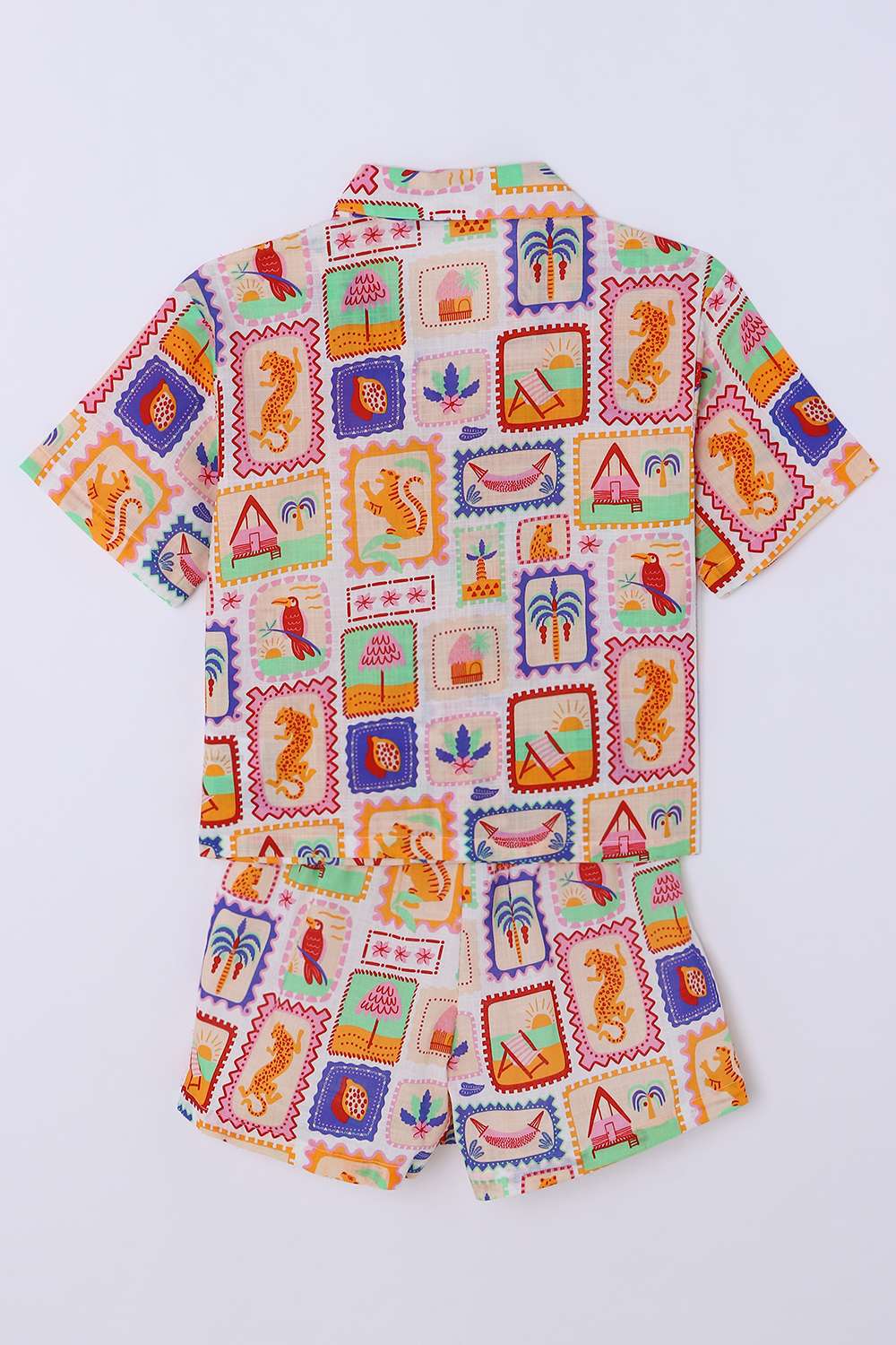 Printed-Cotton-Girls-Clothing-Set