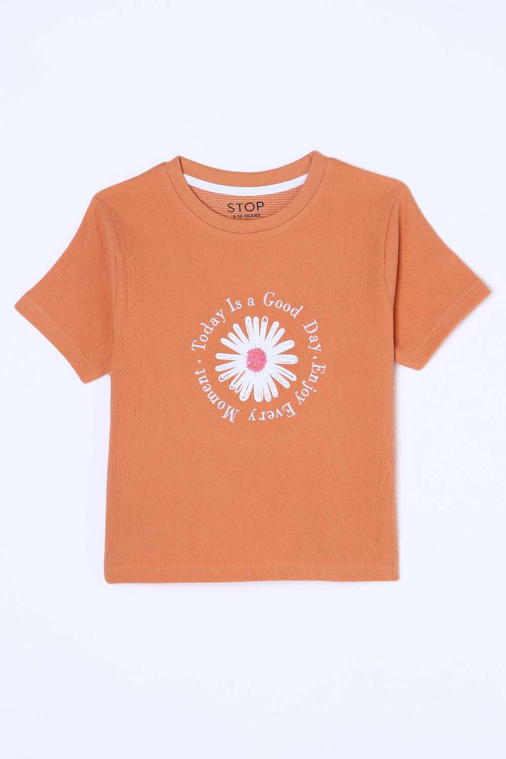 Graphic-Print-Cotton-Round-Neck-Girls-Top