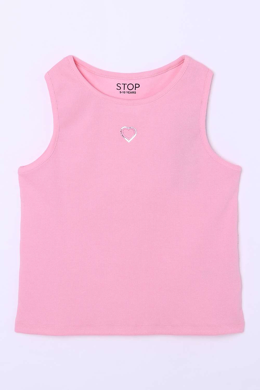 Solid-Blended-Fabric-Asymmetric-Girls-T-Shirt
