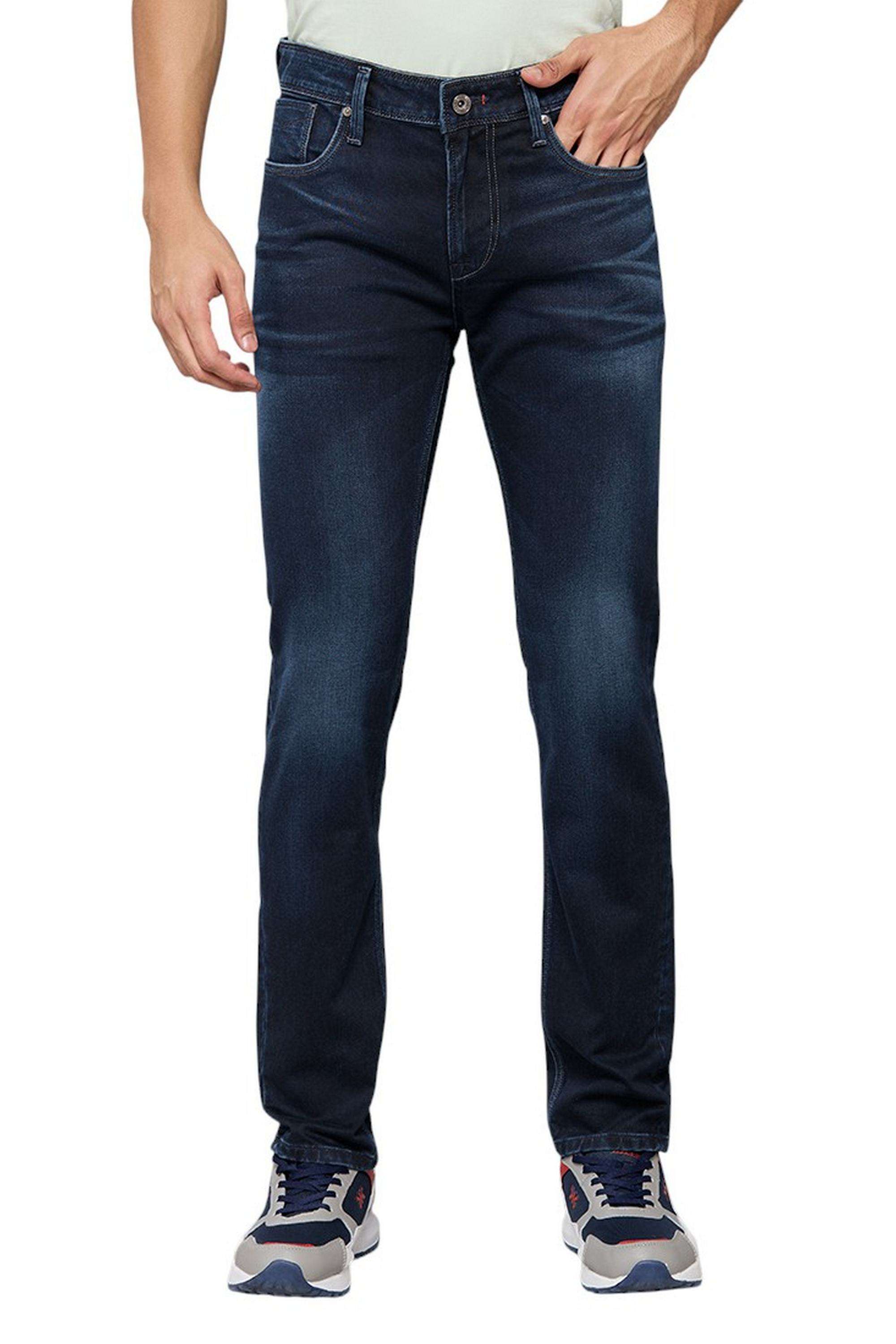Solid-Cotton-Stretch-Skinny-Fit-Men-s-Jeans