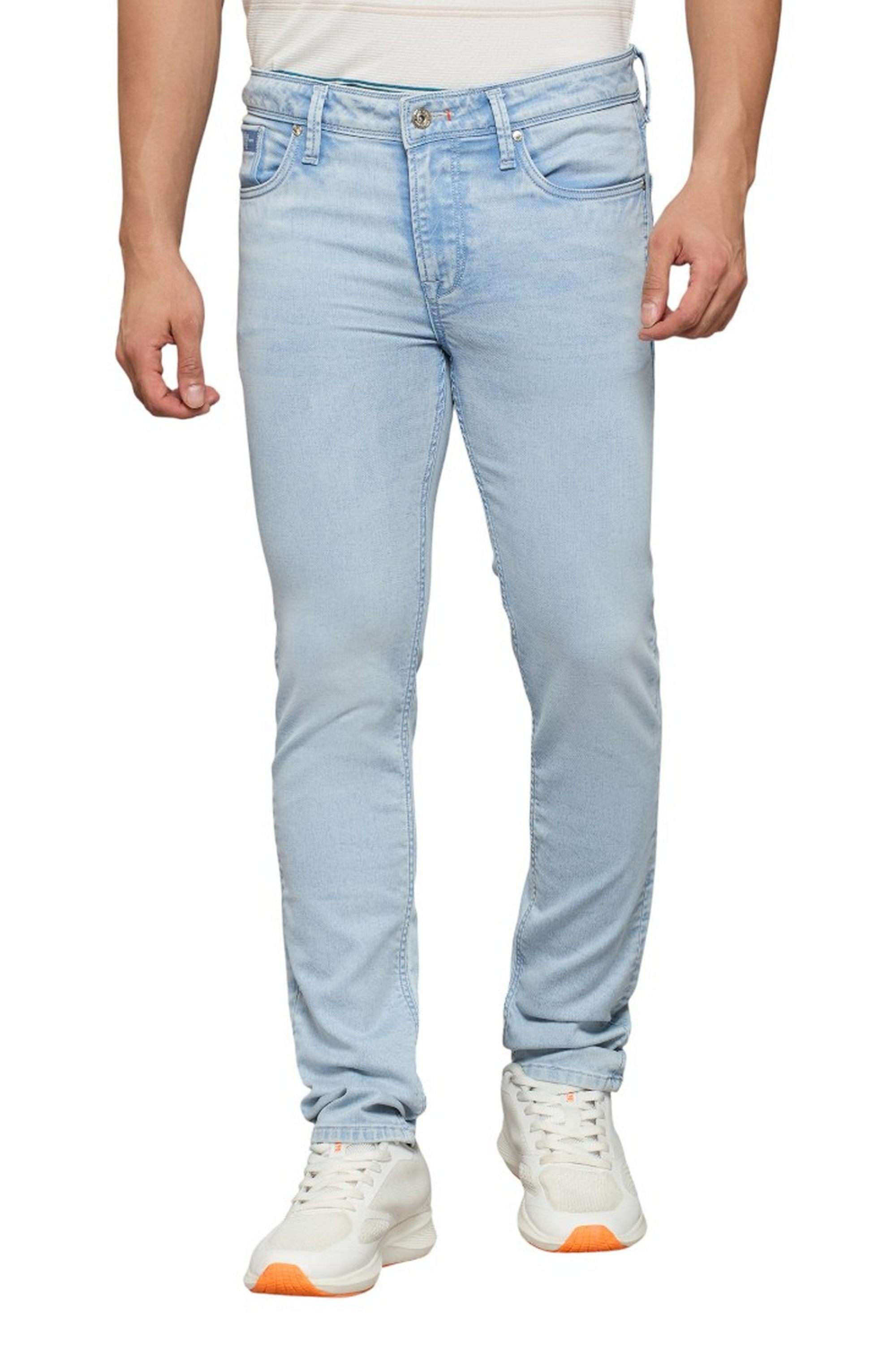 Solid-Cotton-Stretch-Skinny-Fit-Men-s-Jeans