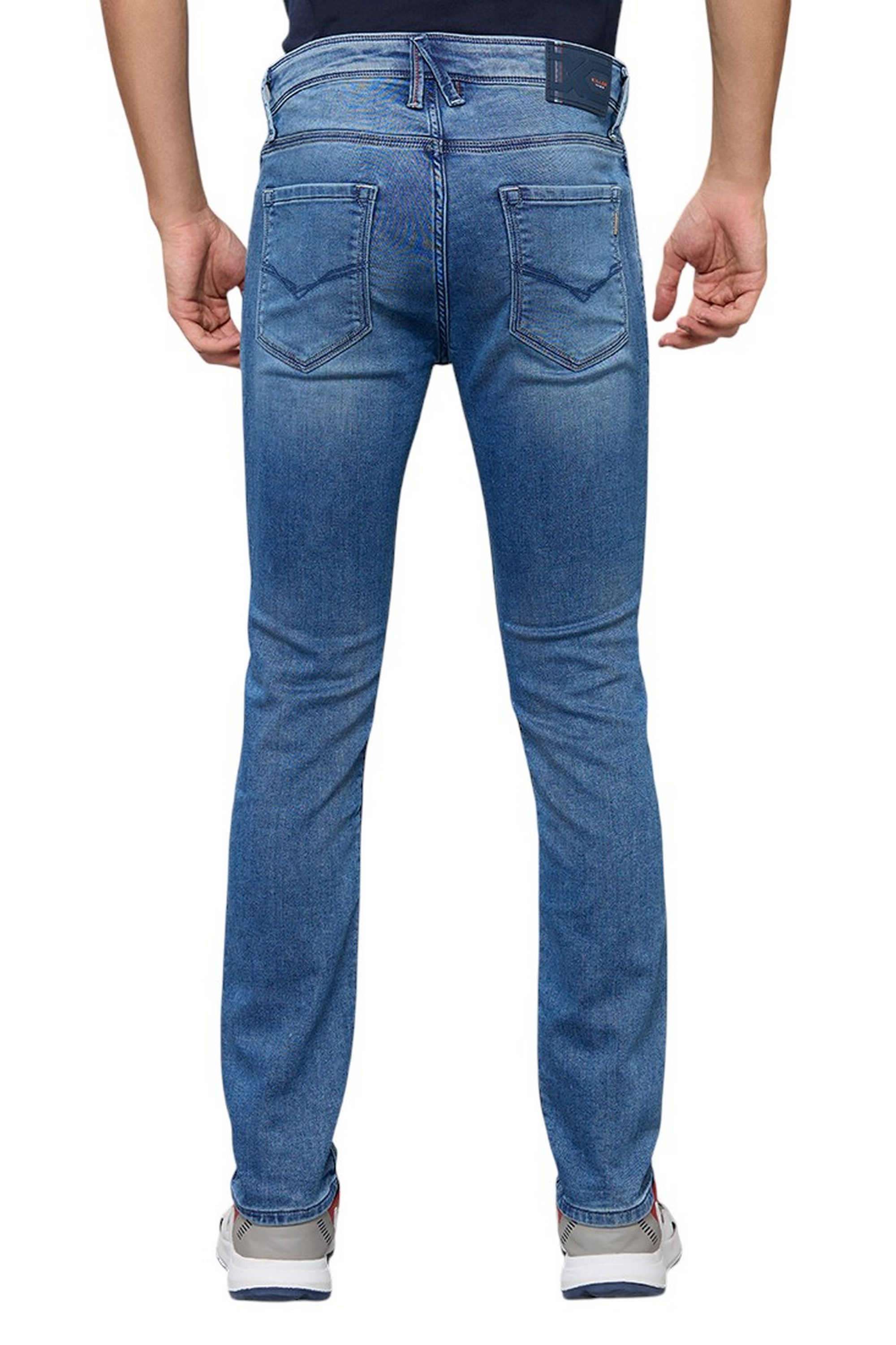 Blended-Fabric-Slim-Fit-Men-Jeans
