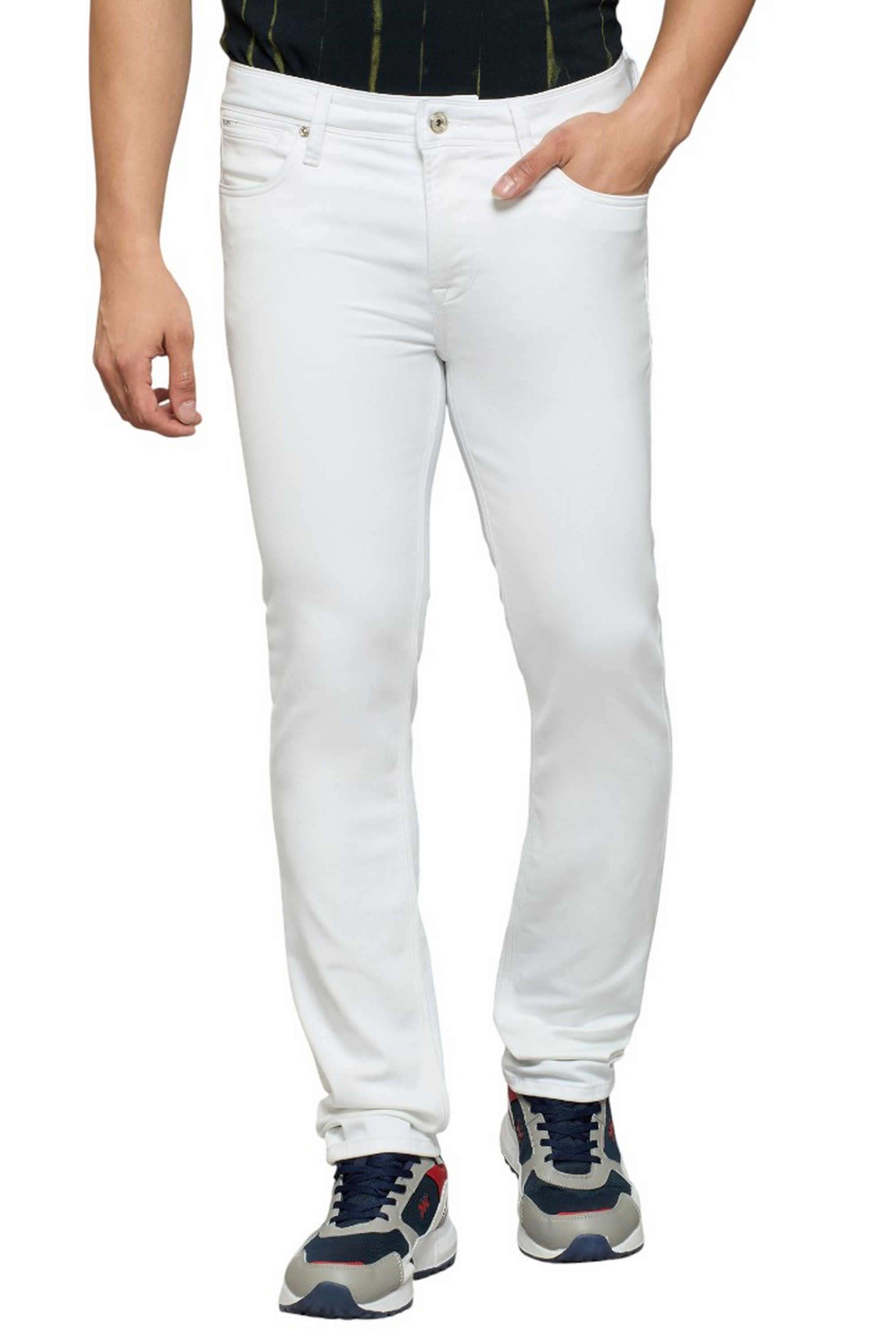 Blended-Fabric-Slim-Fit-Men-Jeans