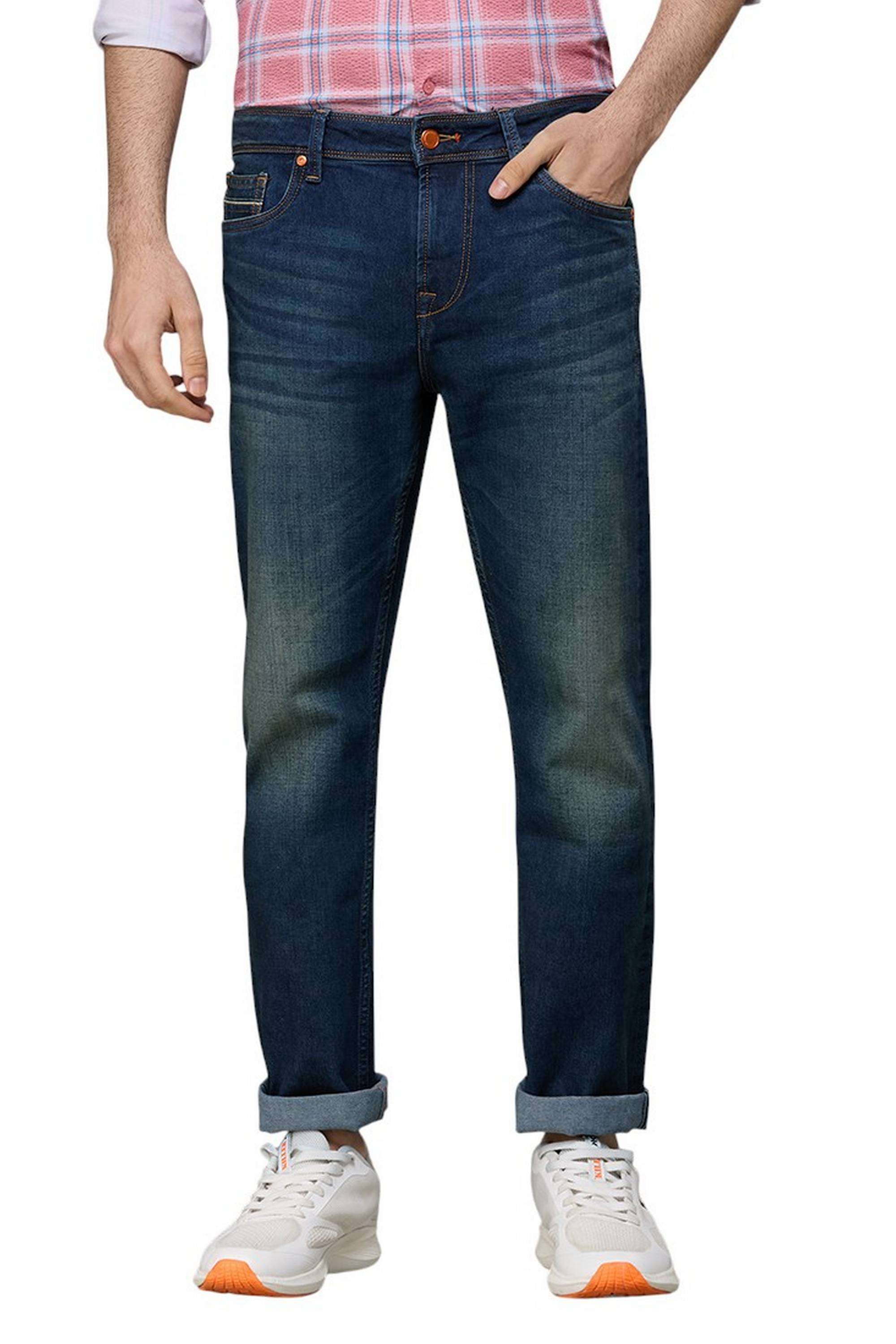 Solid-Cotton-Stretch-Slim-Fit-Men-s-Jeans