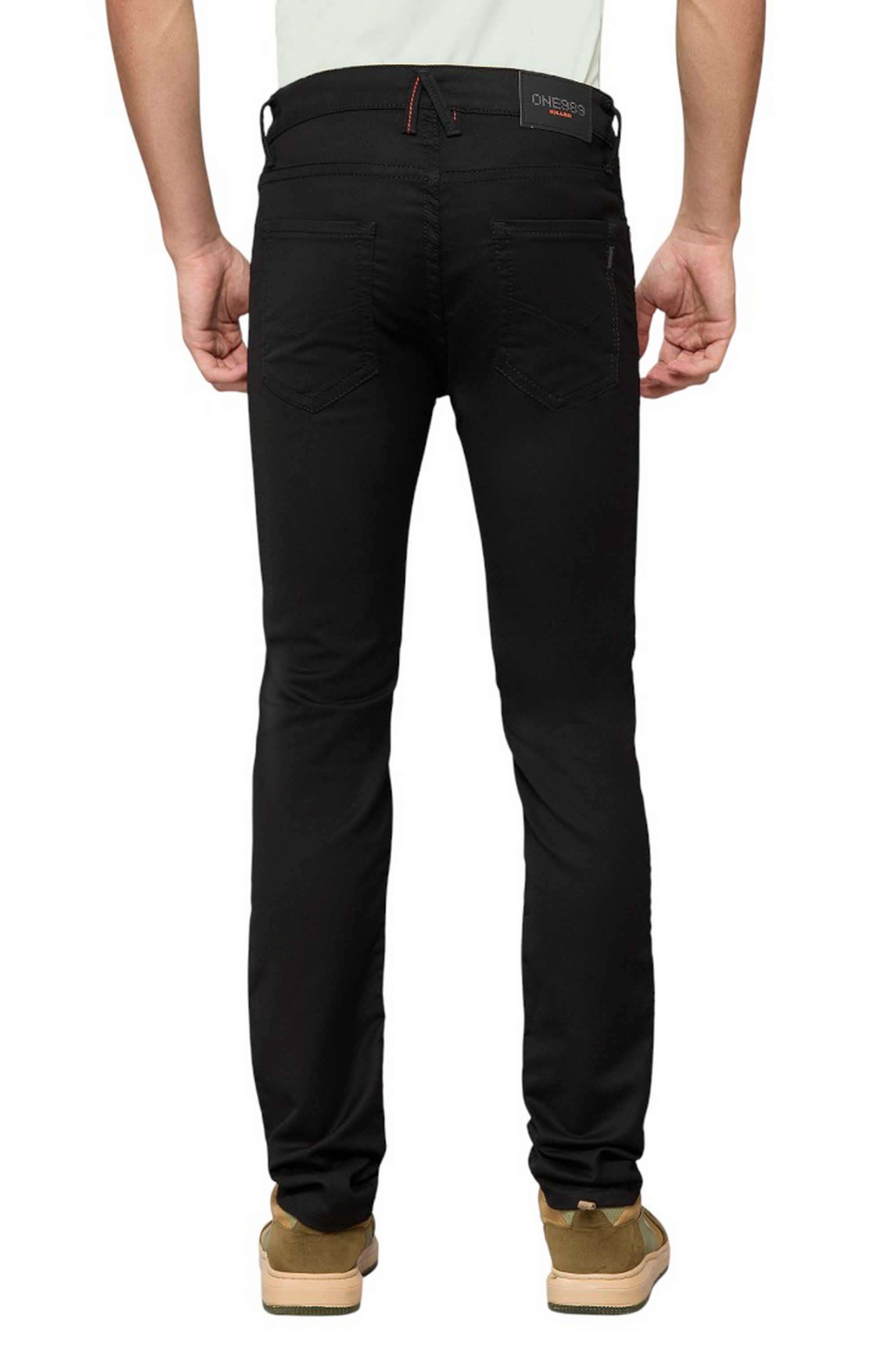 Blended-Fabric-Slim-Fit-Men-Jeans
