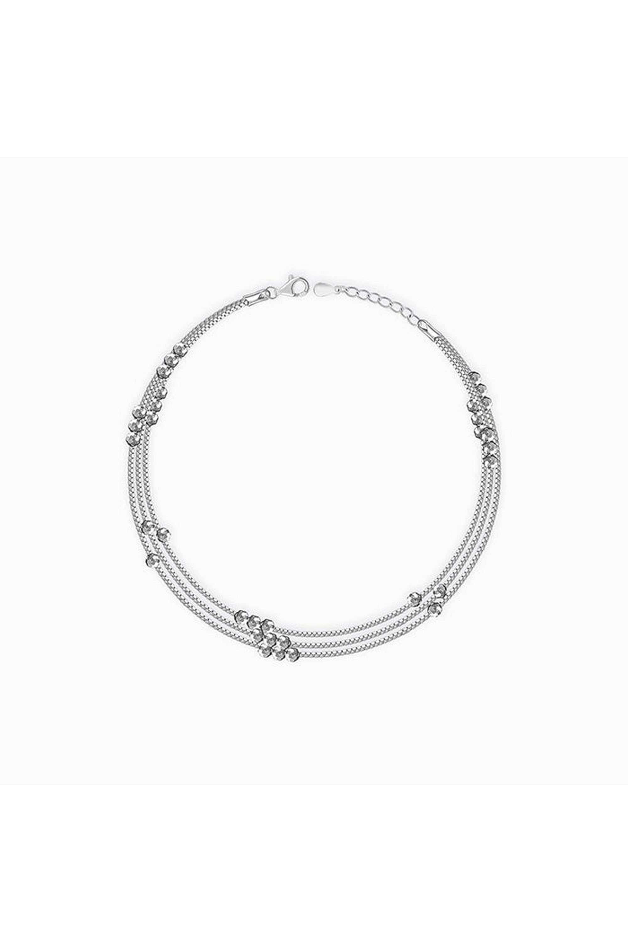 Silver-Layered-Anklet-For-Women