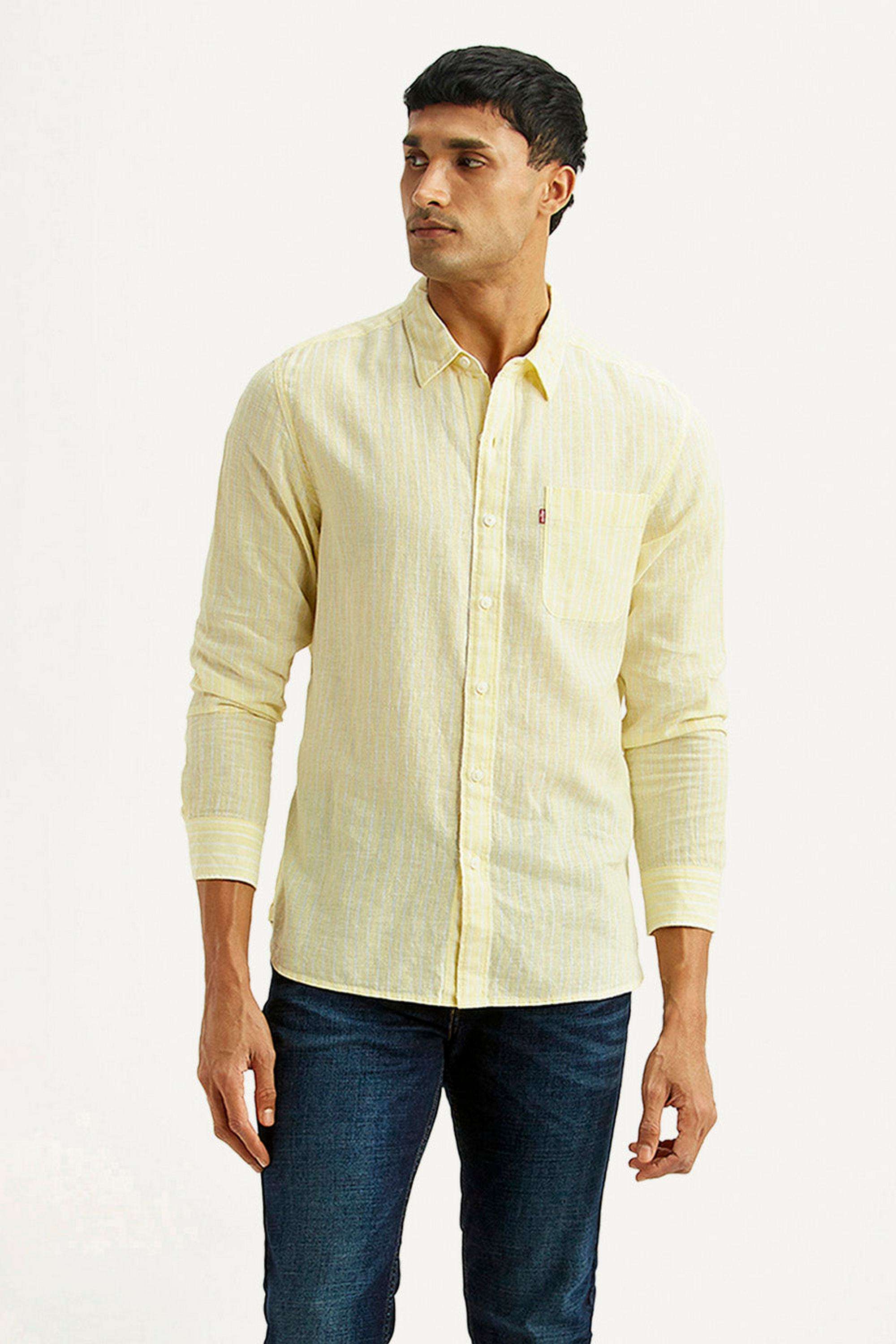 Stripes-Linen-Blend-Slim-Fit-Men-s-Shirt