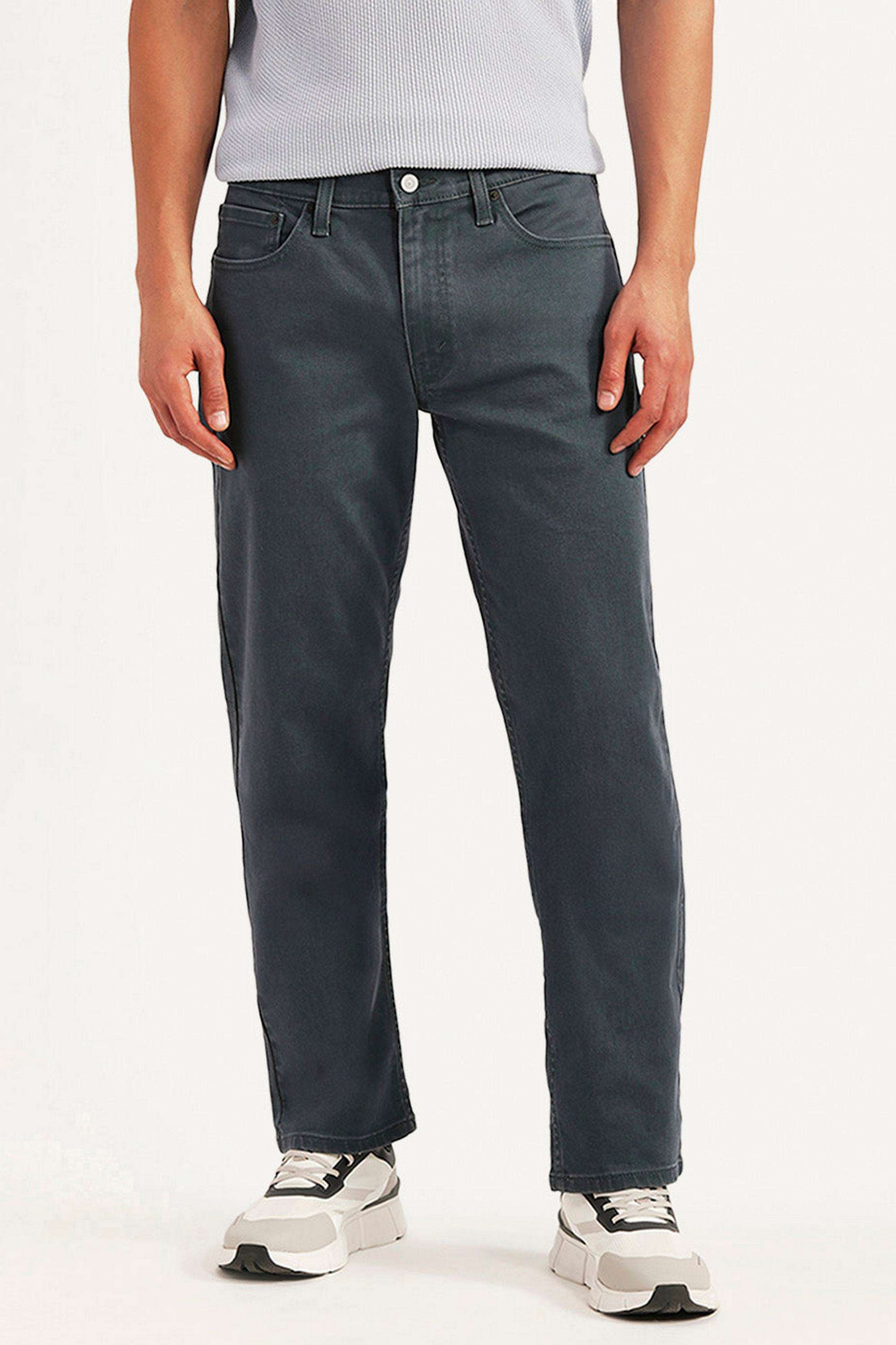 Solid-Cotton-Tapered-Fit-Men-s-Jeans