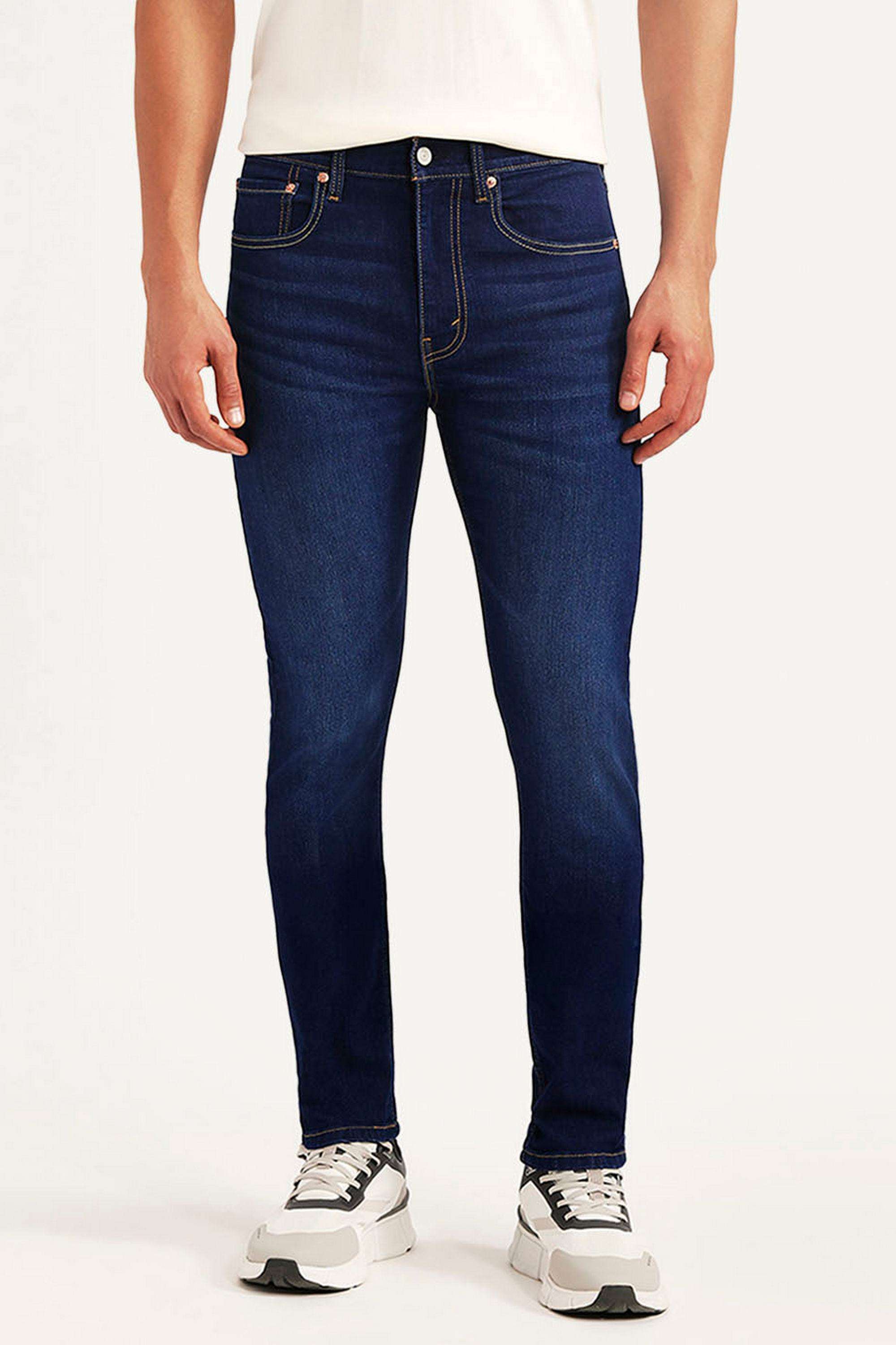 Solid-Cotton-Tapered-Fit-Men-s-Jeans
