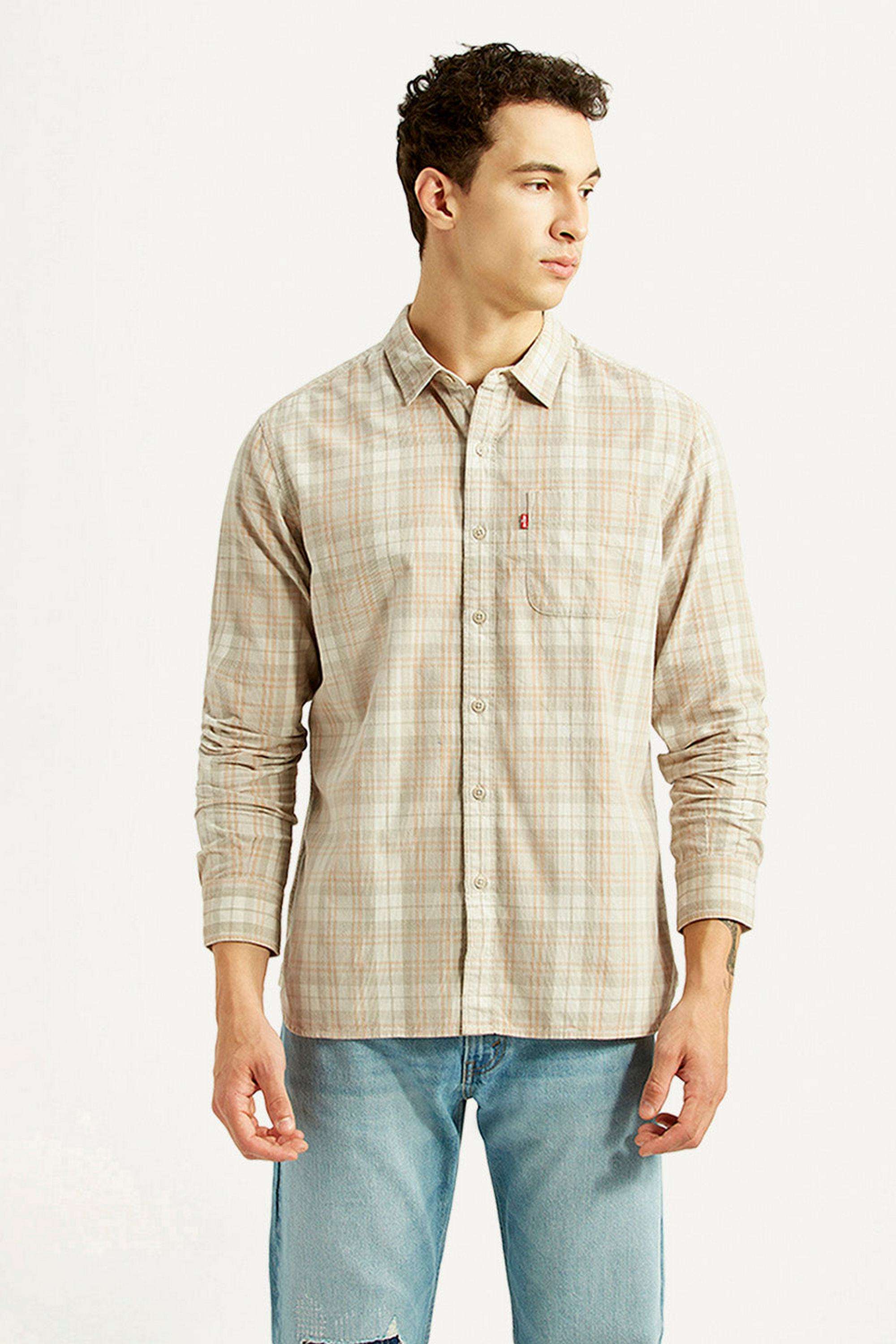 Checks-Cotton-Slim-Fit-Men-s-Shirt