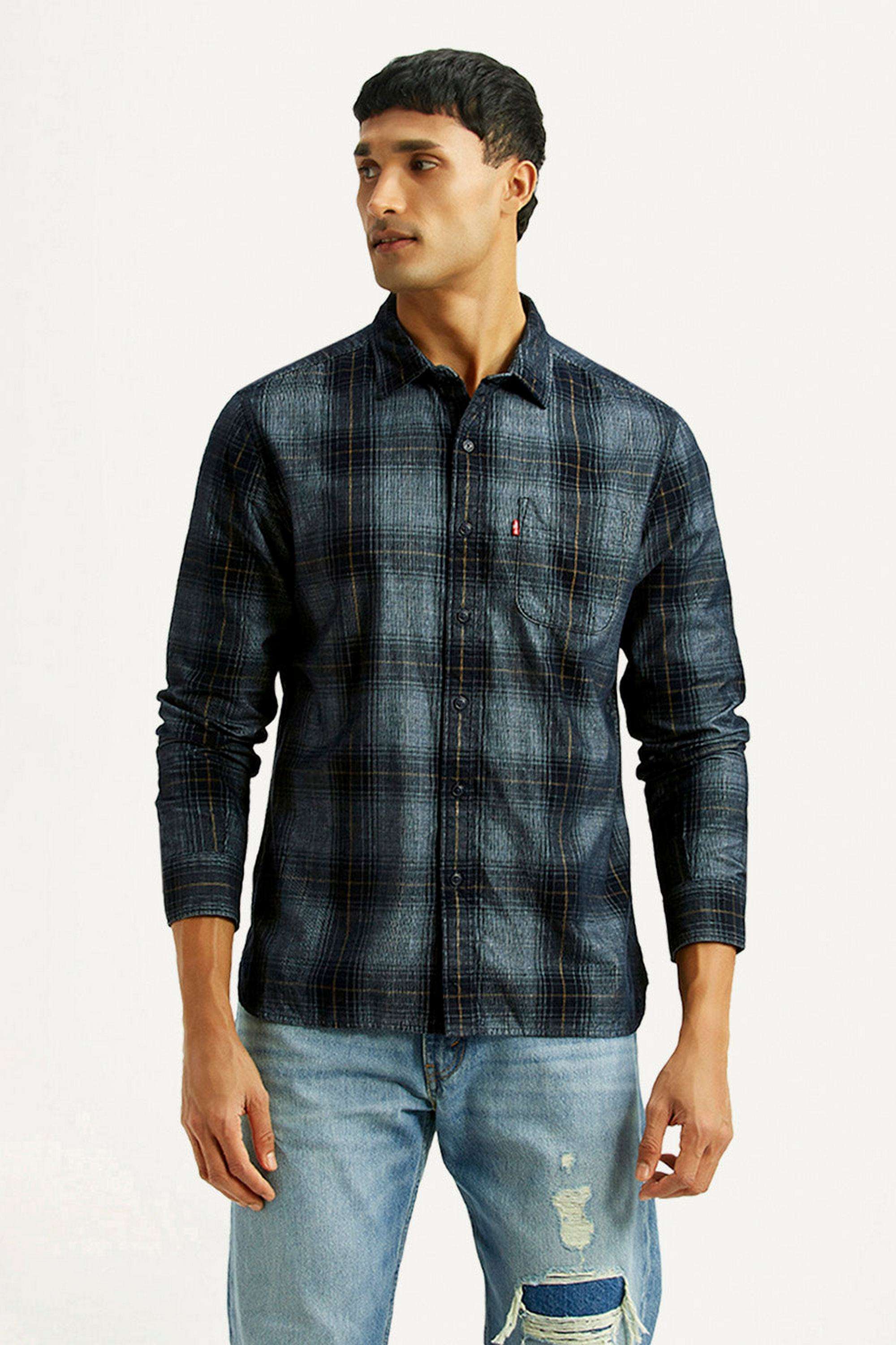 Checks-Cotton-Slim-Fit-Men-s-Shirt