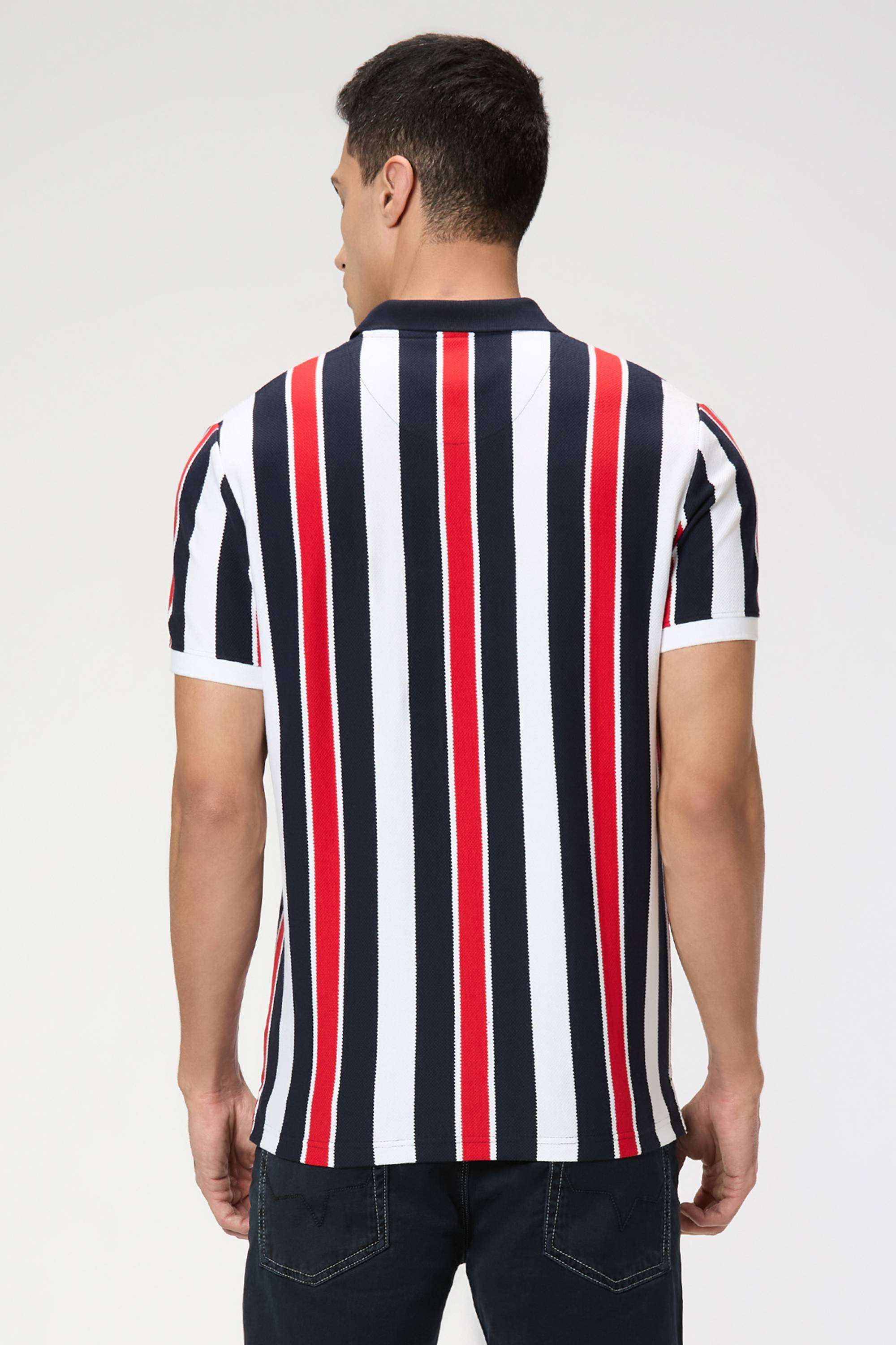 Stripes-Cotton-Blend-Round-Neck-Men-s-T-Shirt
