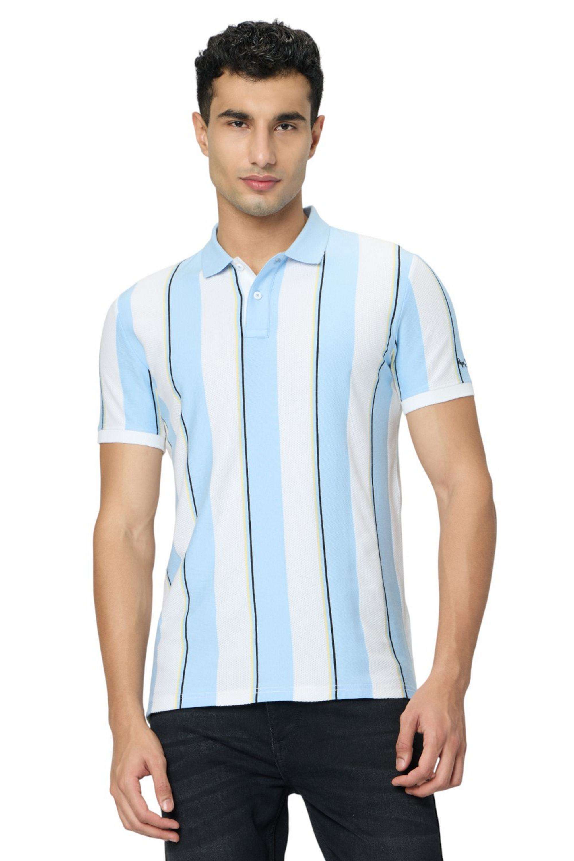 Stripes-Cotton-Polo-Men-s-T-Shirt