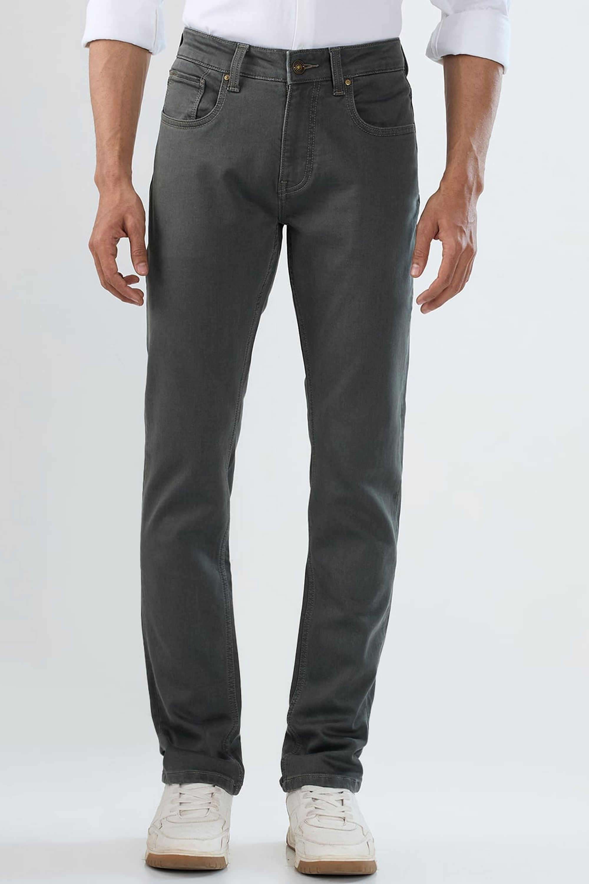 Solid-Cotton-Stretch-Regular-Fit-Men-s-Jeans