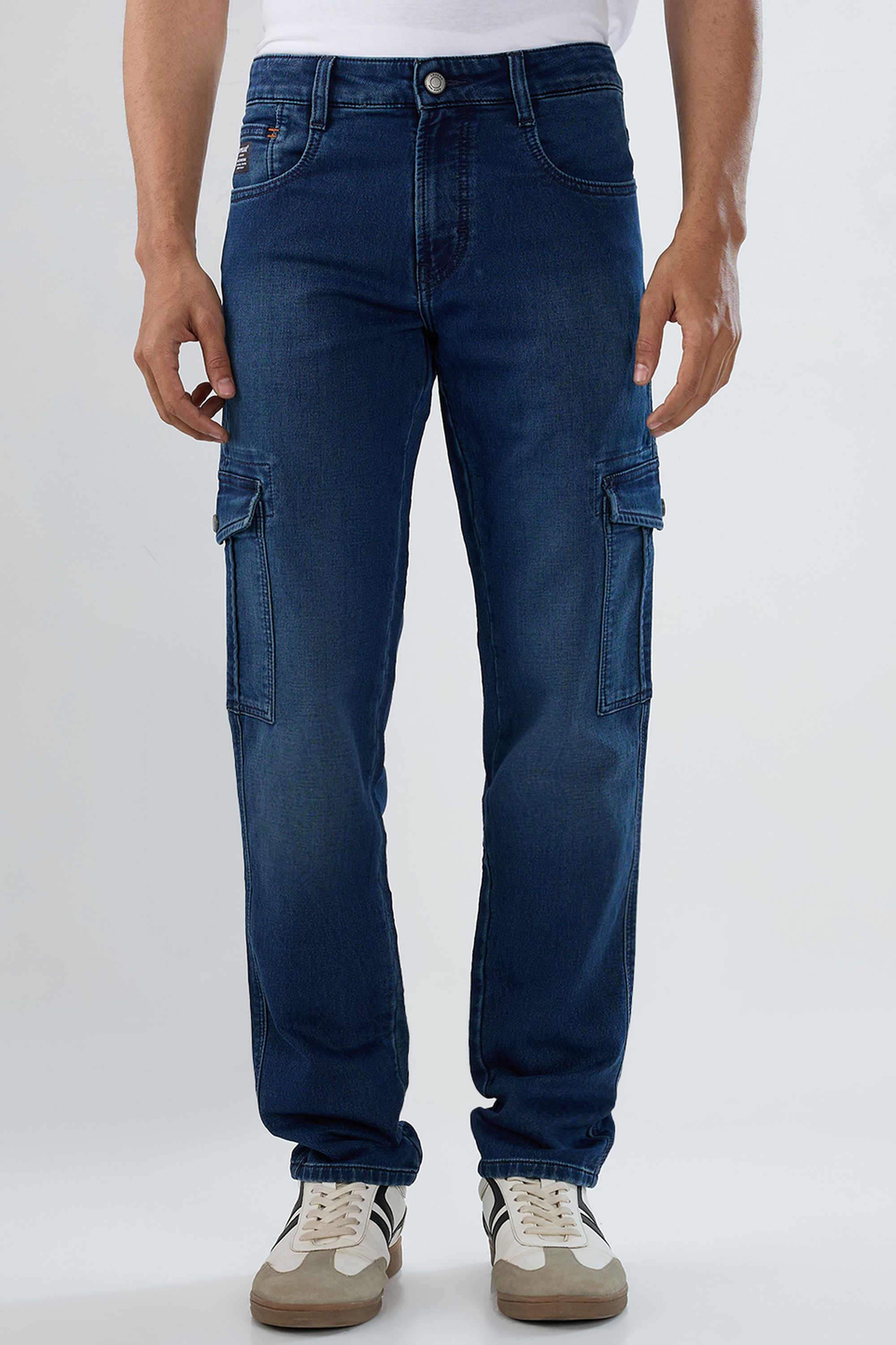 Solid-Cotton-Stretch-Regular-Fit-Men-s-Jeans
