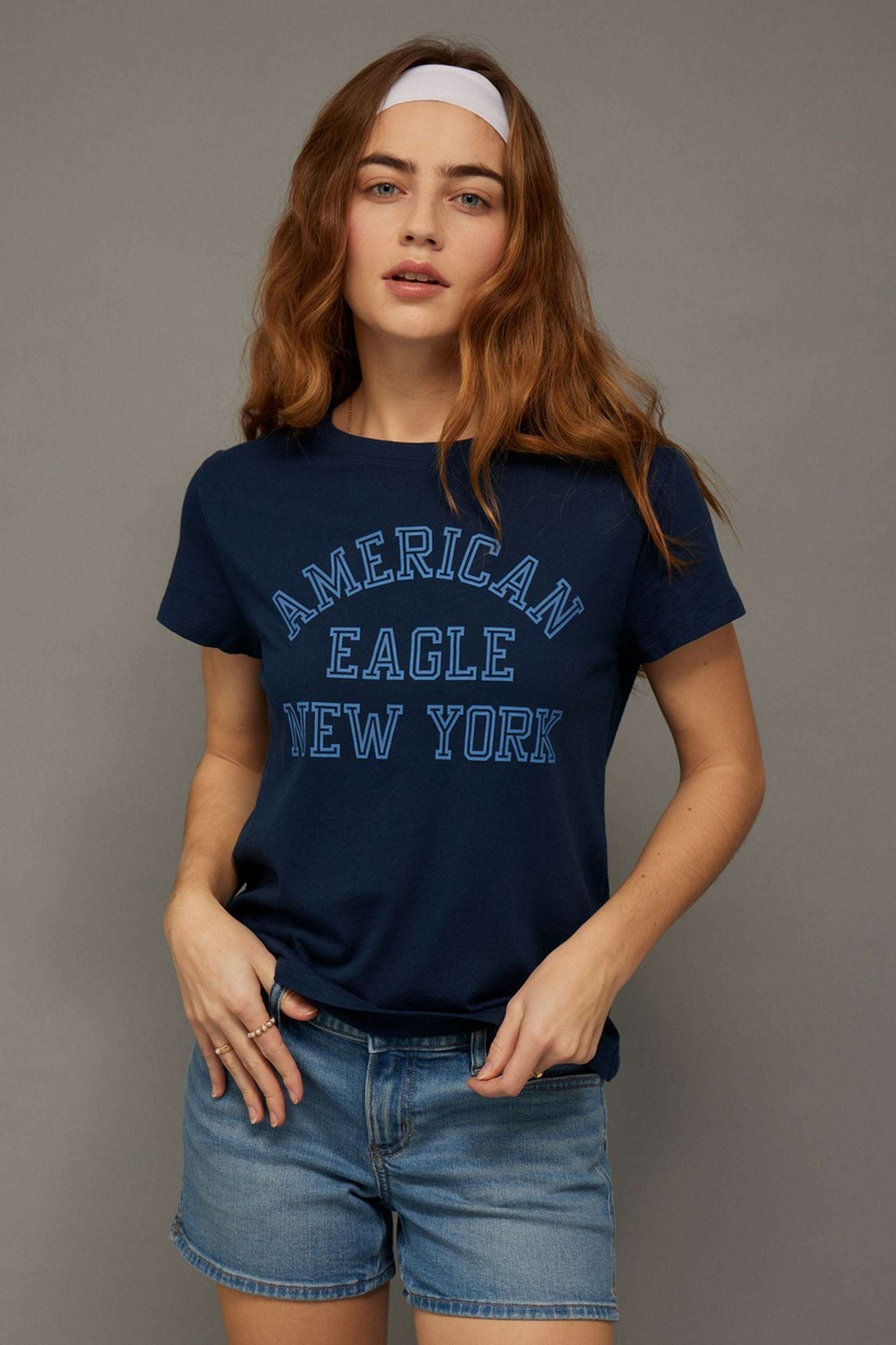 Solid-Blended-Fabric-Women-s-T-Shirt