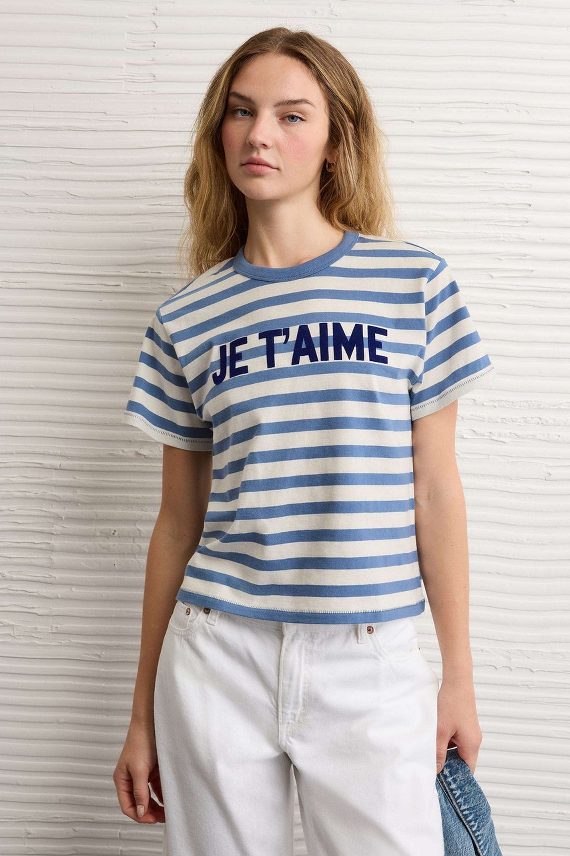 Solid-Blended-Fabric-Women-s-T-Shirt