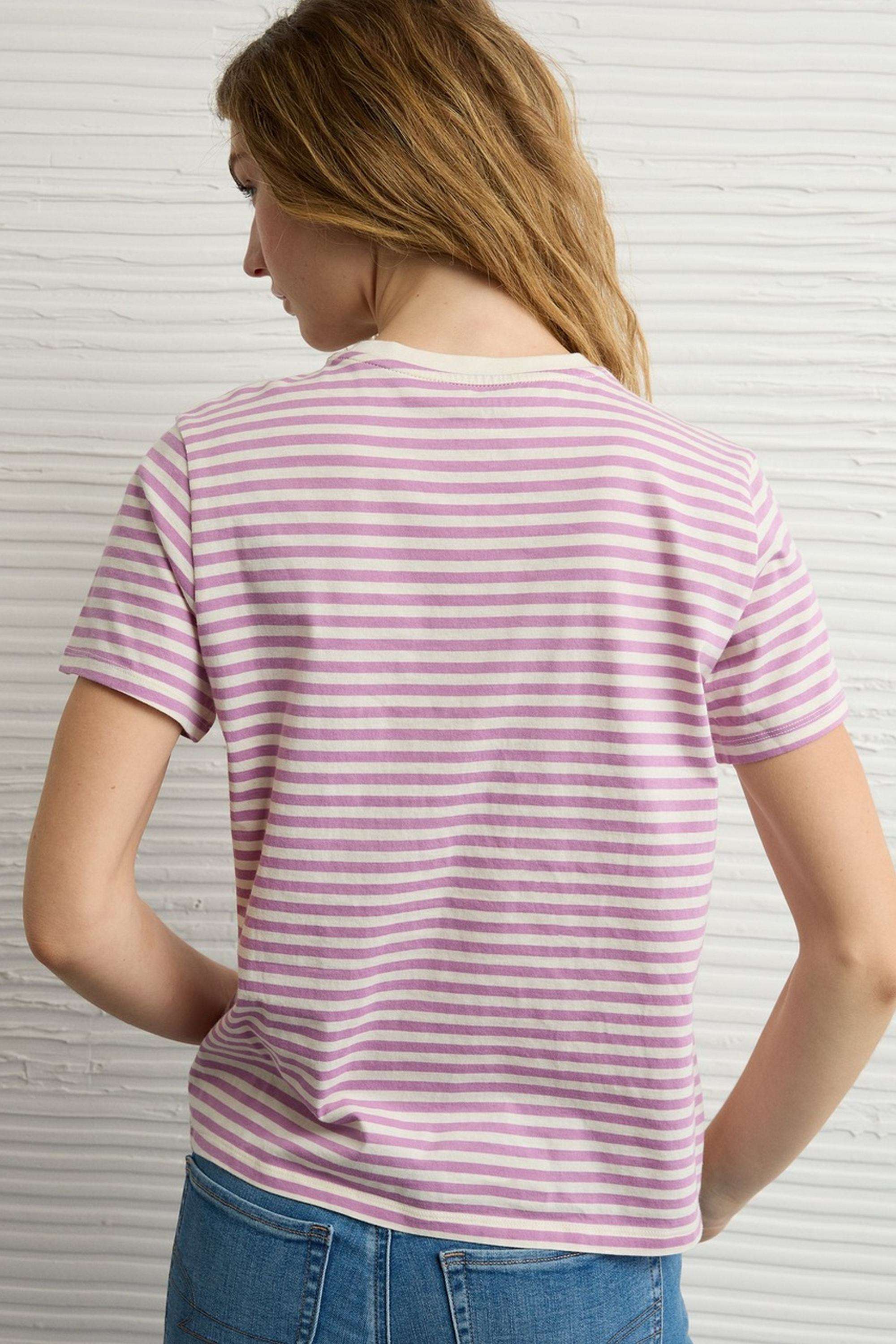 Solid-Blended-Fabric-Women-s-T-Shirt