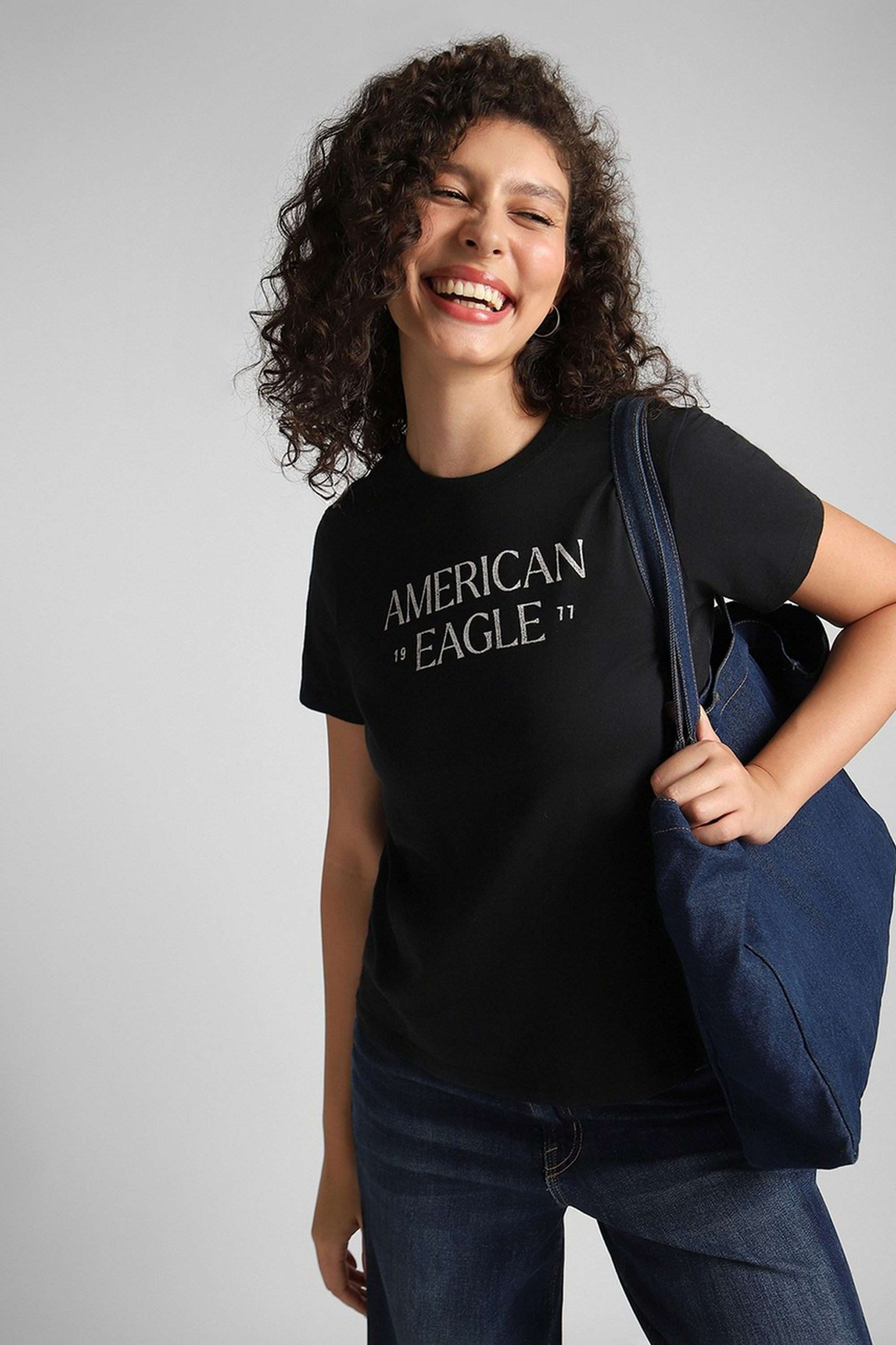Solid-Blended-Fabric-Women-s-T-Shirt