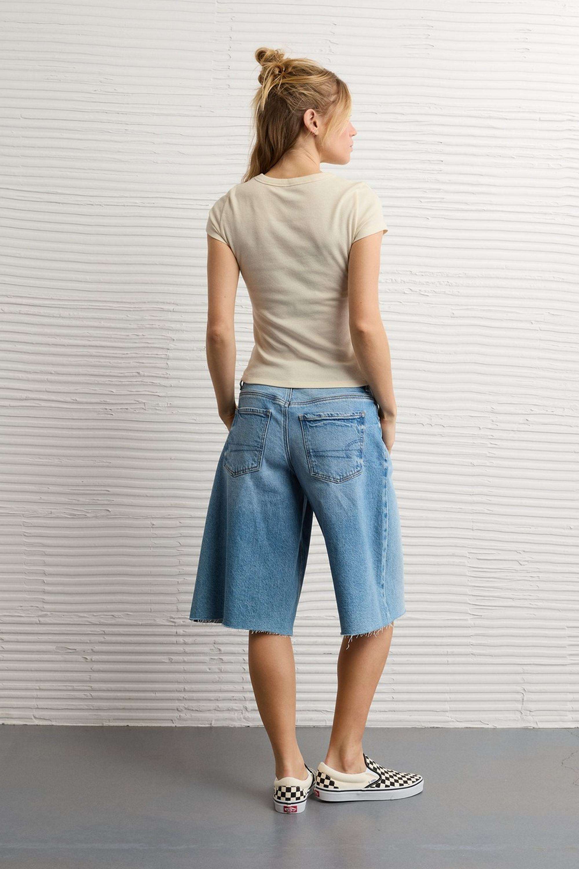 Solid-Blended-Fabric-Women-s-T-Shirt