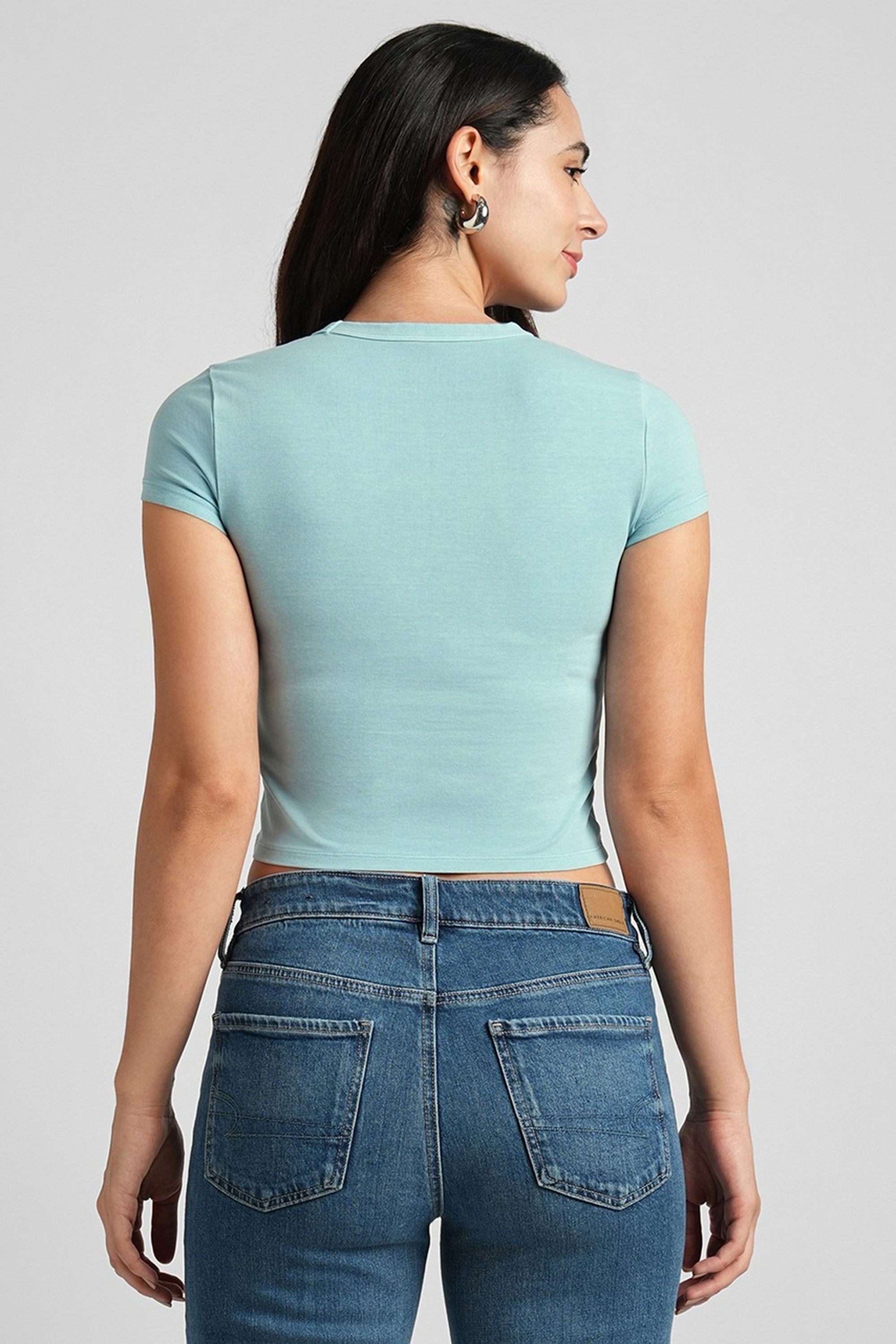 Printed-Blended-Fabric-Regular-Fit-Women-s-T-Shirt