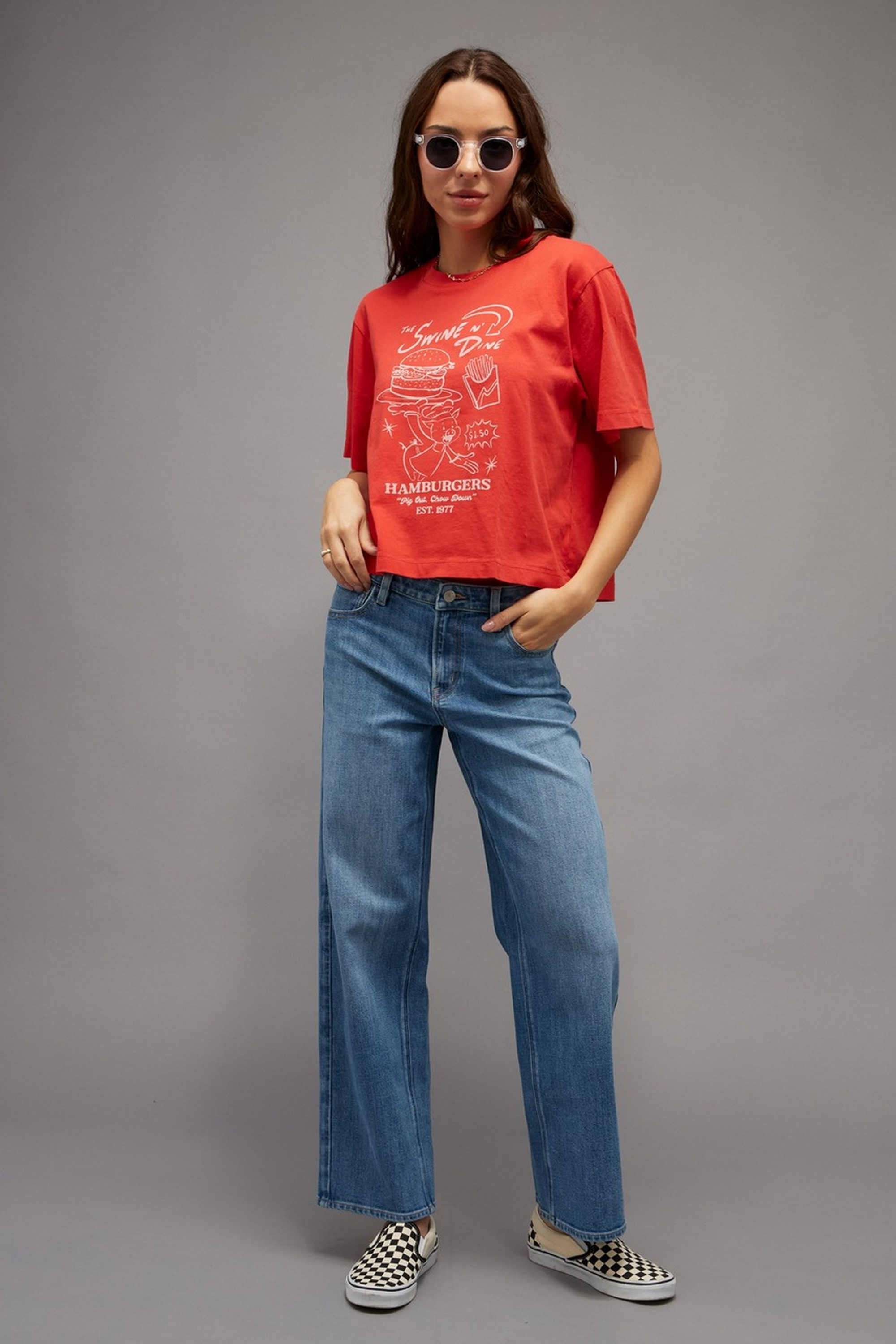 american eagle Printed Cotton Relaxed Fit Women's T-Shirt-picture-36