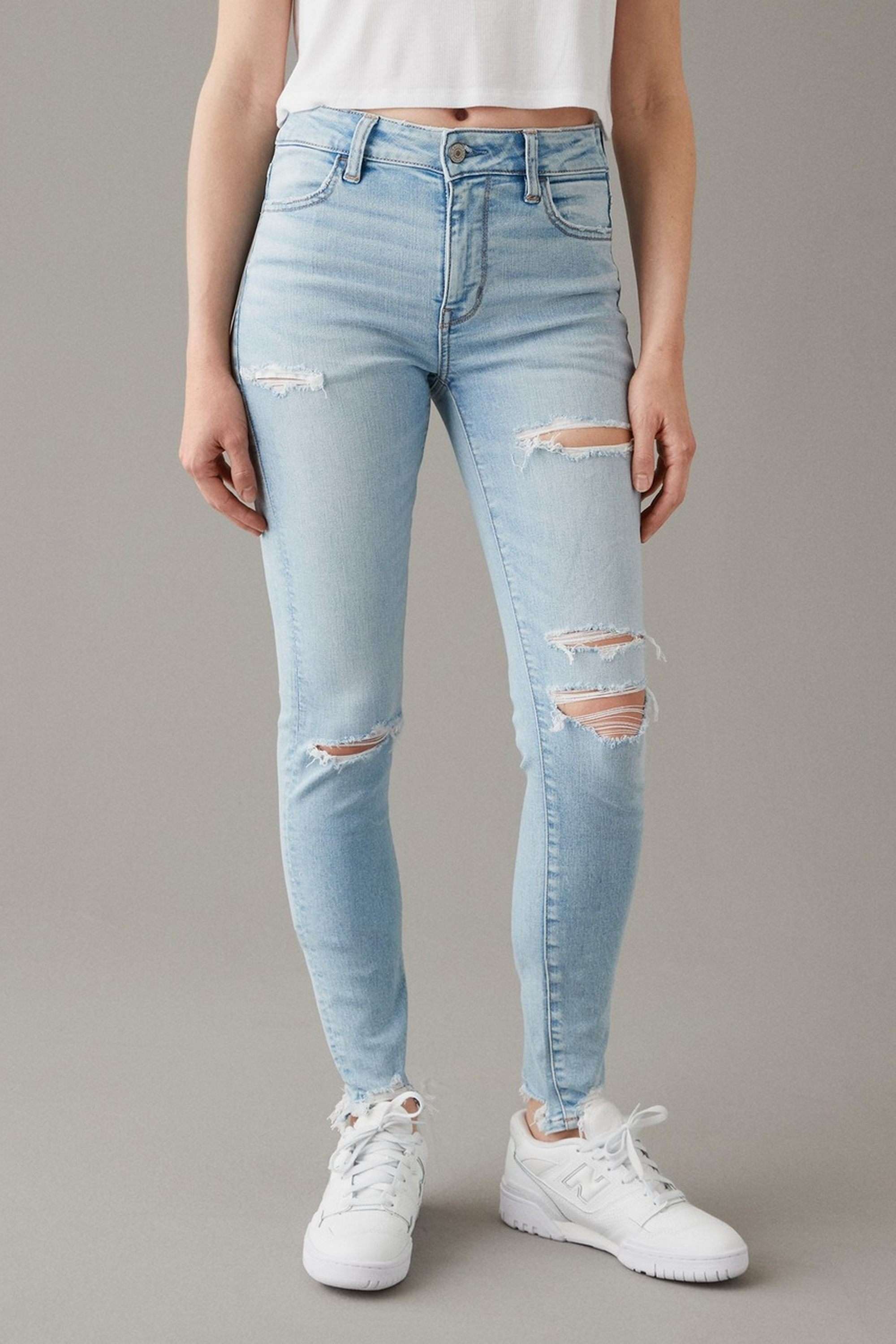 american eagle Solid Blended Fabric Skinny Fit Women's Jeans-picture-34