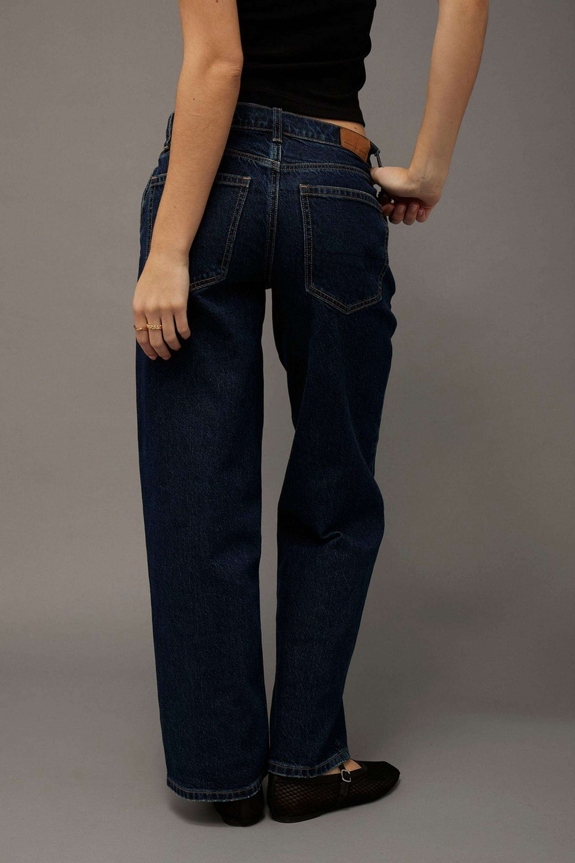 High-Rise-Blended-Fabric-Relaxed-Fit-Women-s-Jeans