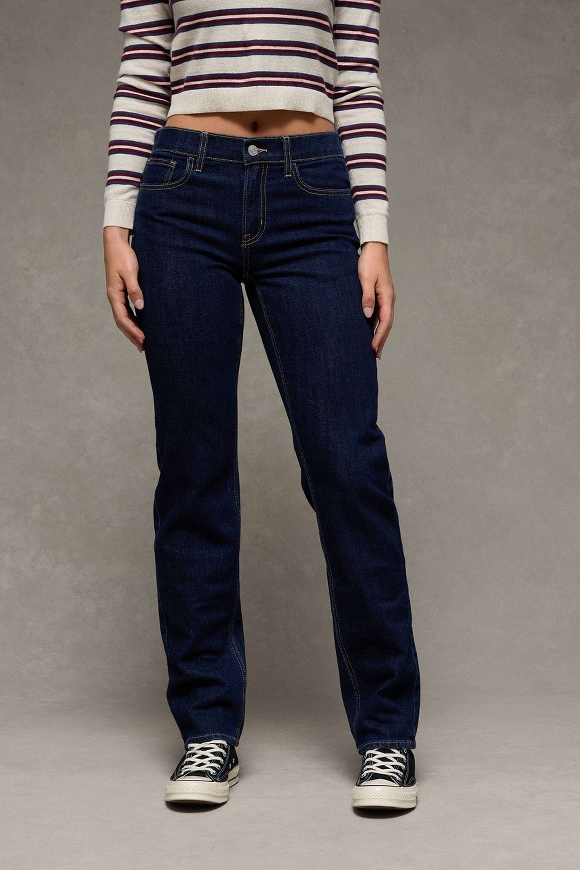 High-Rise-Blended-Fabric-Relaxed-Fit-Women-s-Jeans