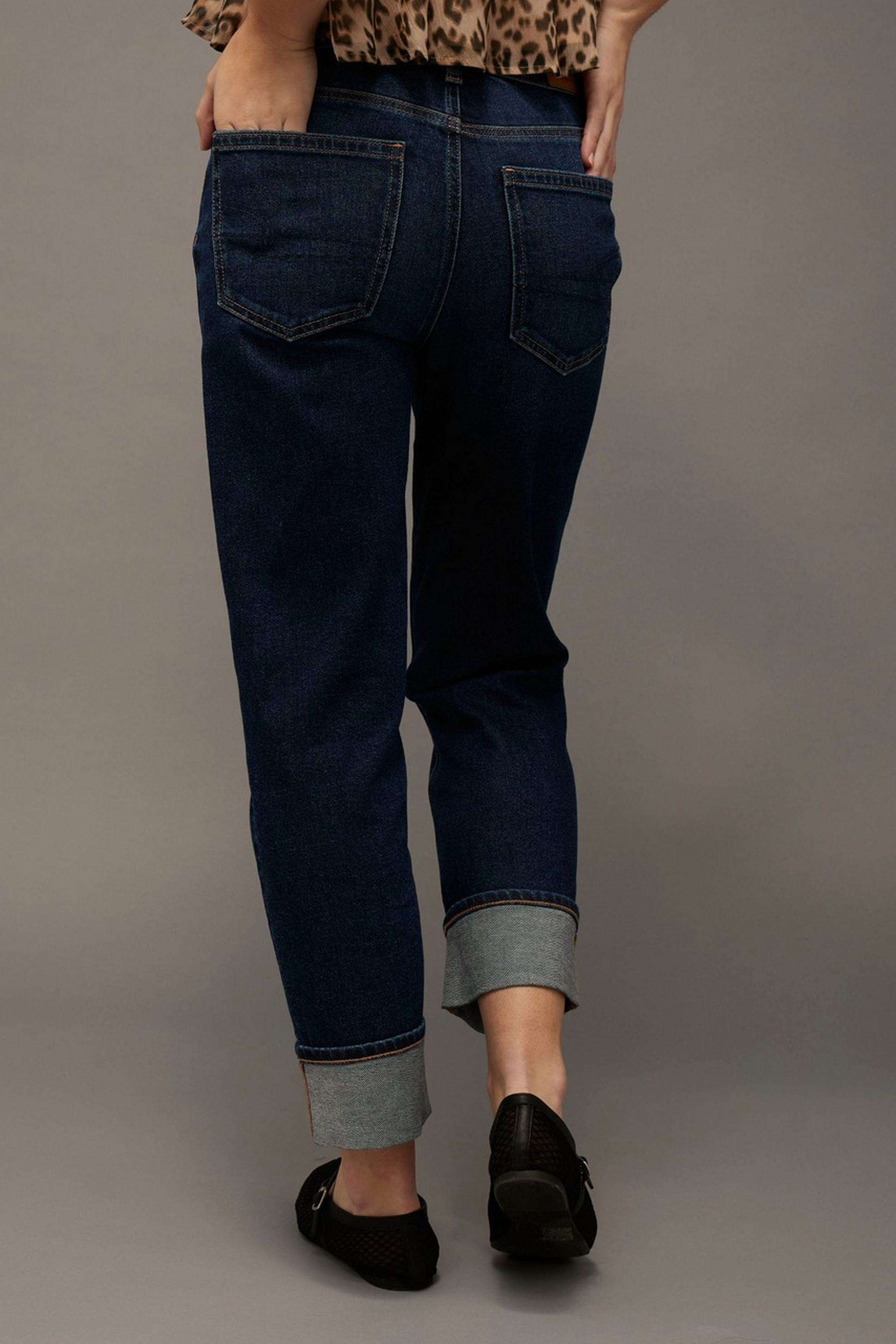 High-Rise-Blended-Fabric-Relaxed-Fit-Women-s-Jeans