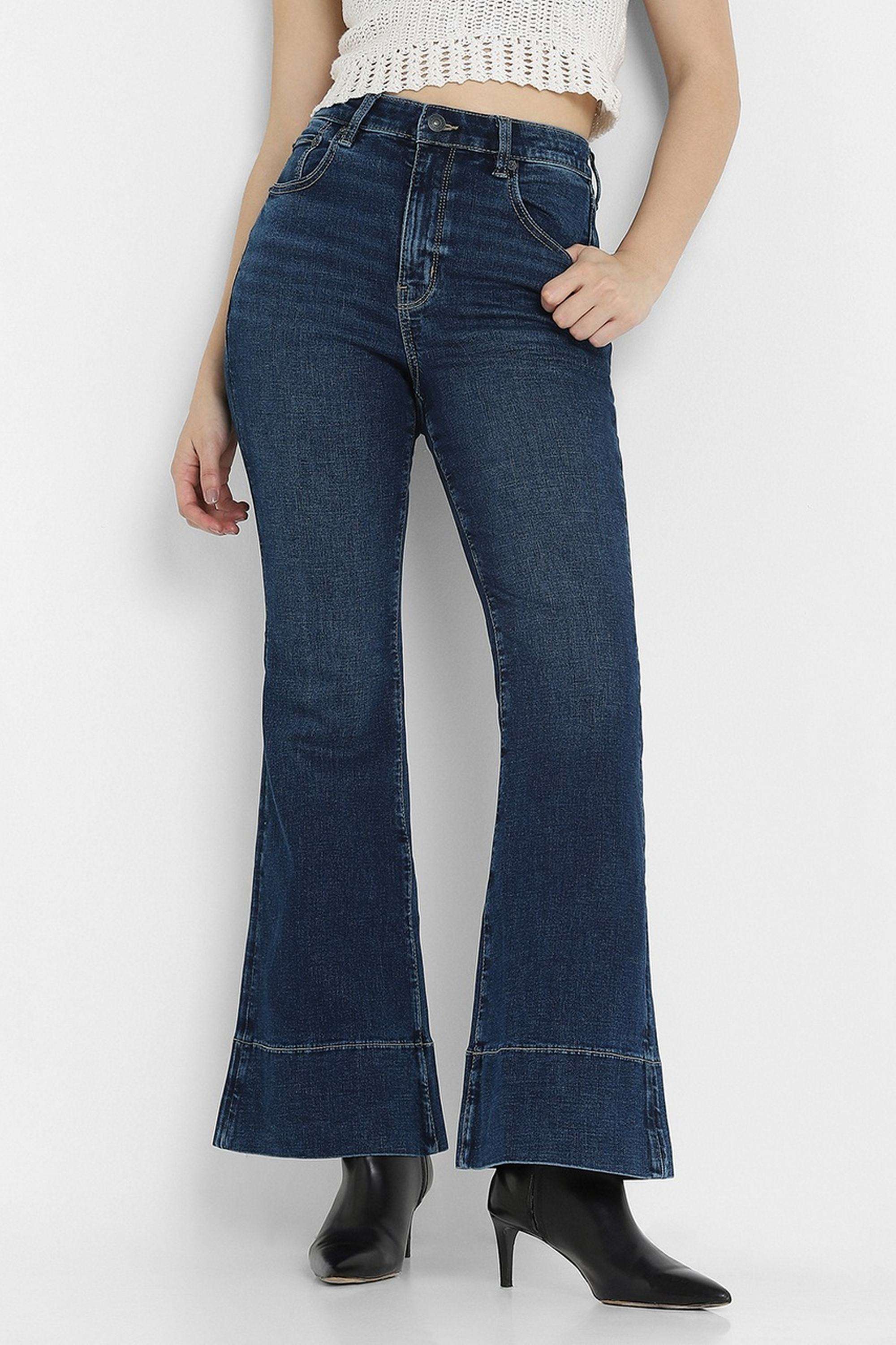 High-Rise-Blended-Fabric-Relaxed-Fit-Women-s-Jeans